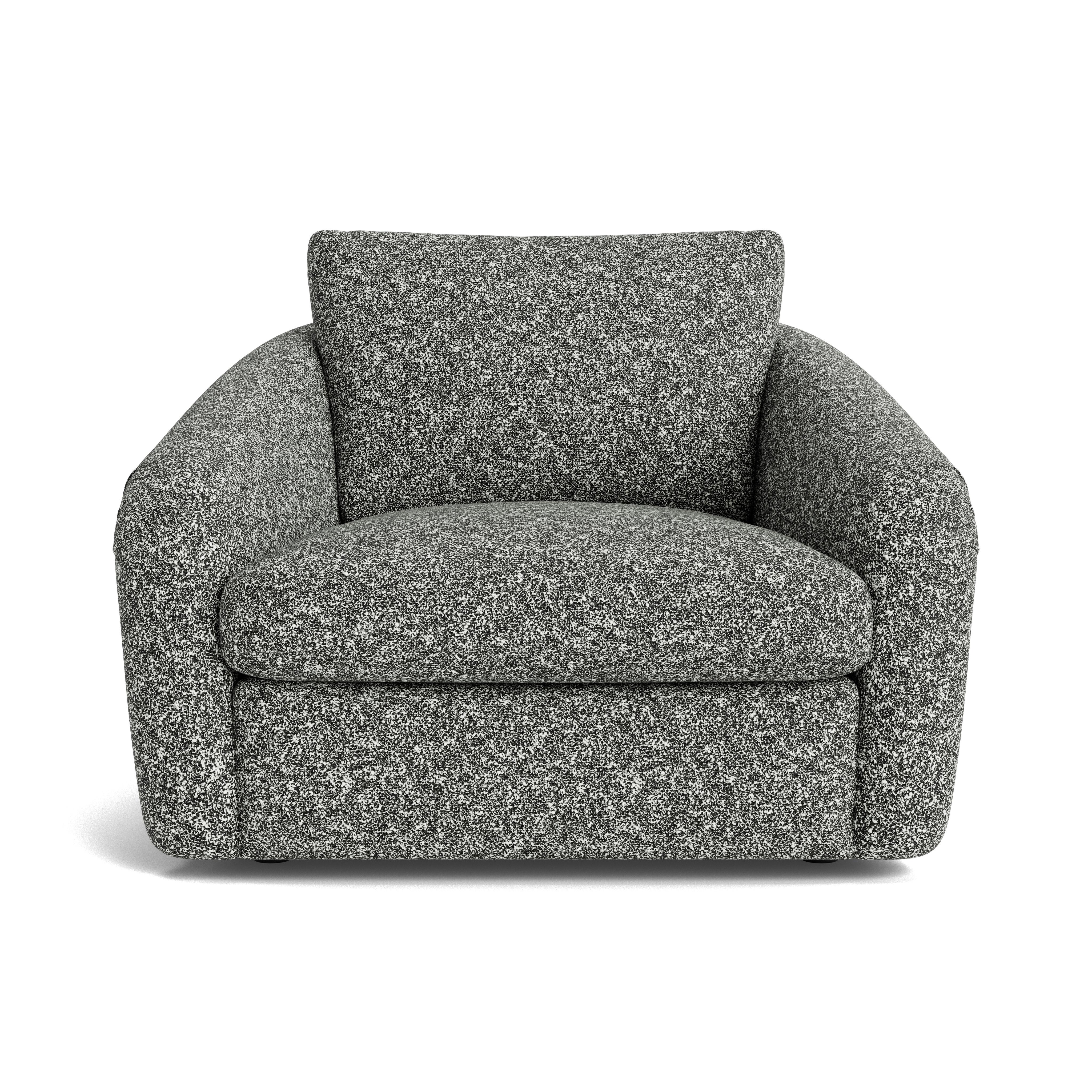 Américain Fauteuil moderne organique surdimensionné Kvadrat Zero en vente