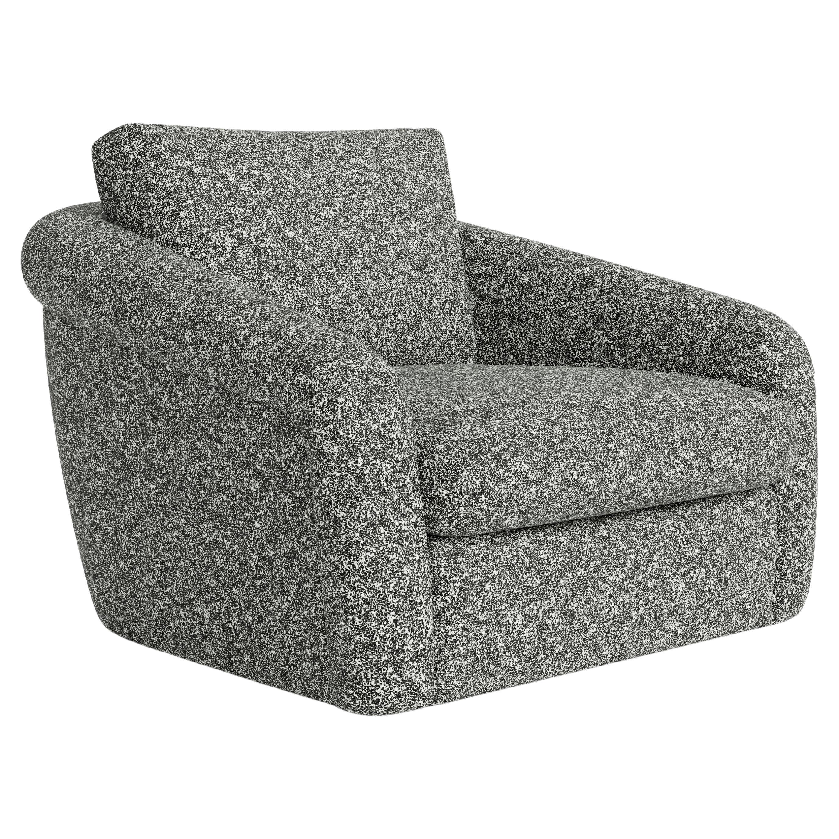 Poltrona moderna organica superaccessoriata in Kvadrat Zero