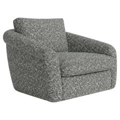 Super-plush Oversized Organic Modern Armchair in Kvadrat Zero