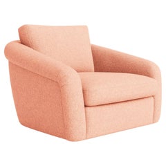 Super-plush Oversized Organic Modern Armchair in Maharam Beck