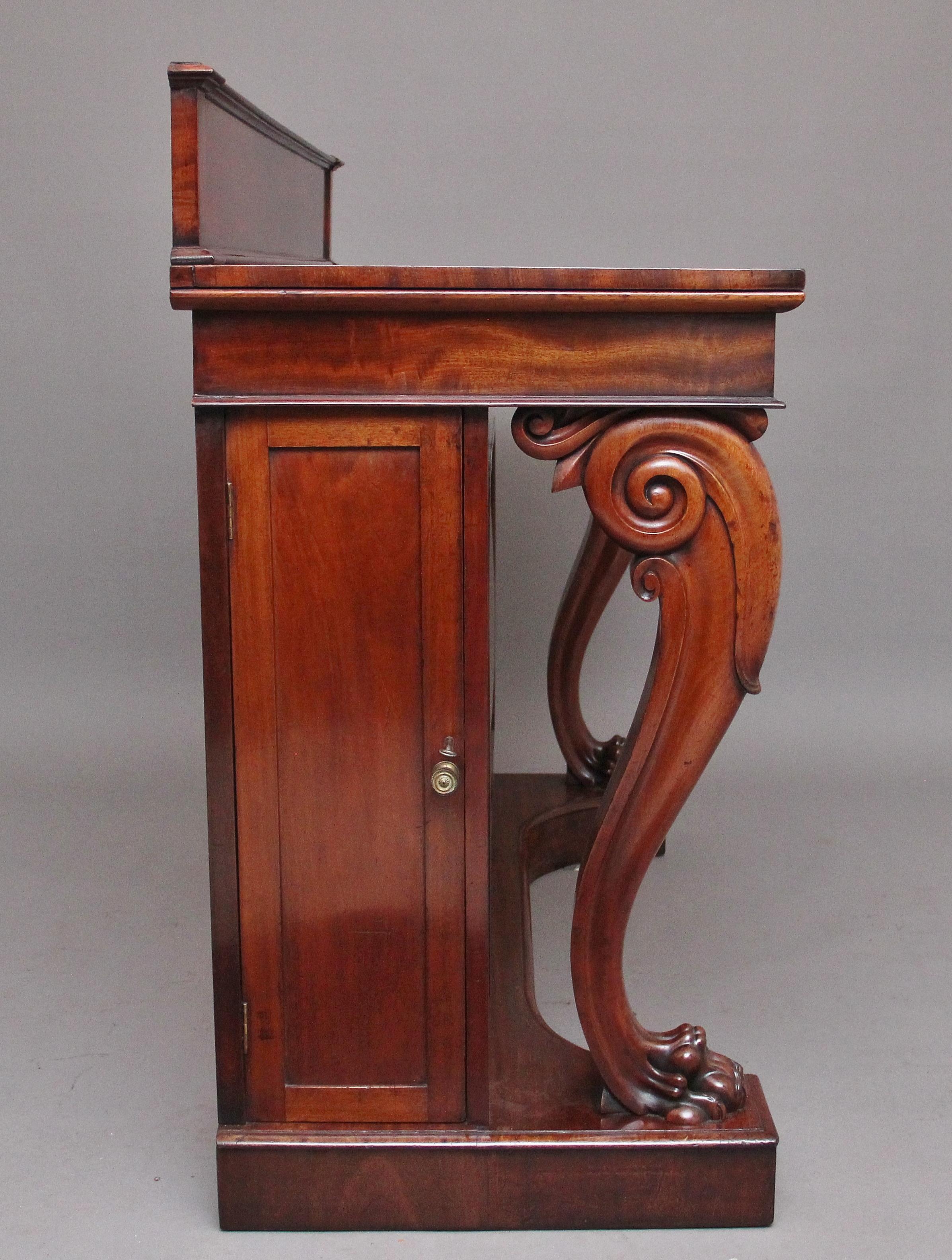 Super Quality 19th Century Mahogany Console Table 1