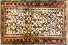 Antique Caucasian Shirvan (Afshan lattice type), Super Quality