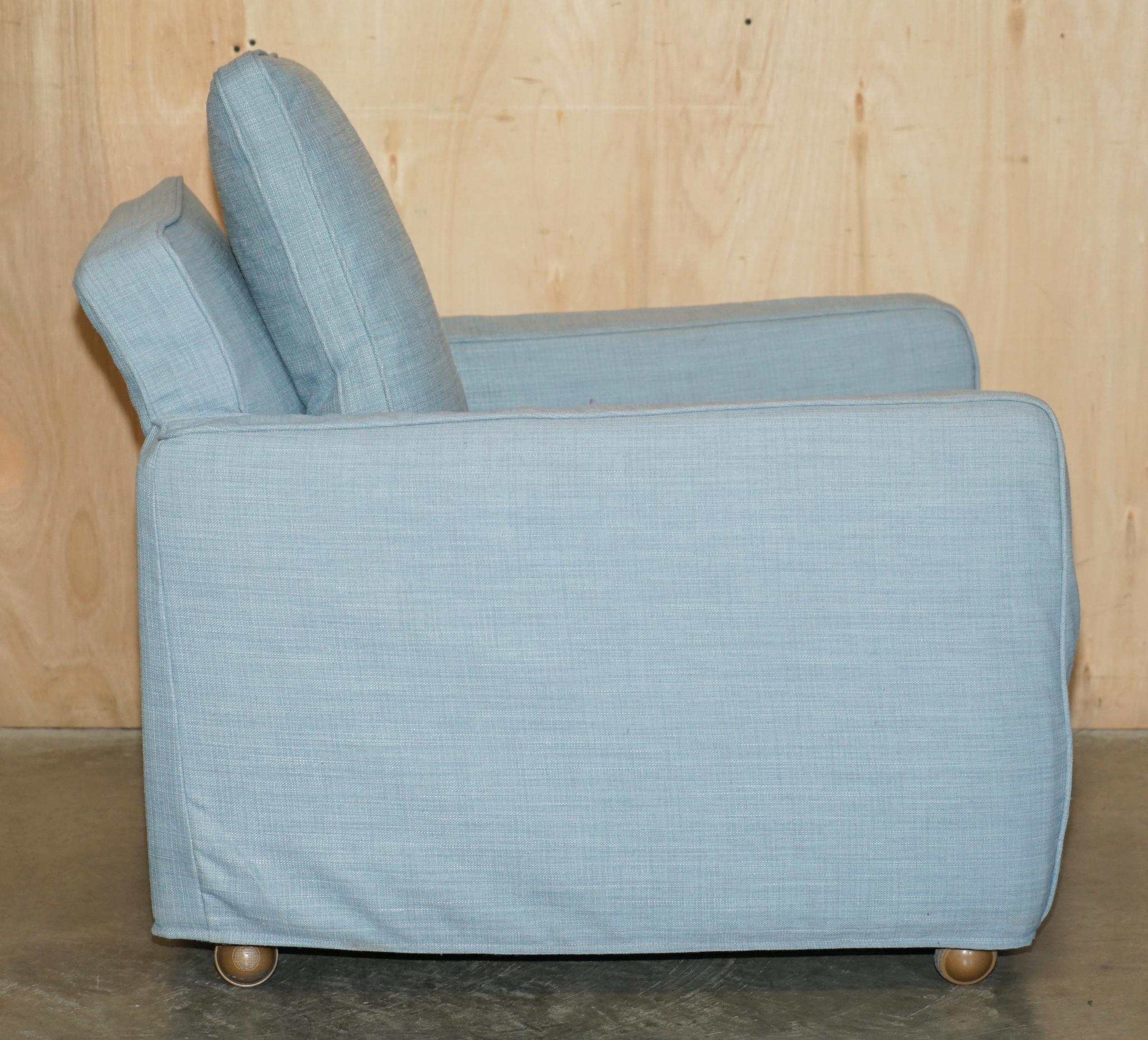 SUPER RARE 1933 ANTIQUE MINTY OXFORD THREE PIECE SOFA & ARMCHAIR SUITE & RECEIPT in vendita 10