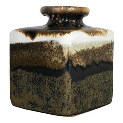 Super Rare 1970s Ceramic Studio Pottery Vase by Babara Stehr Ceramics, Germany