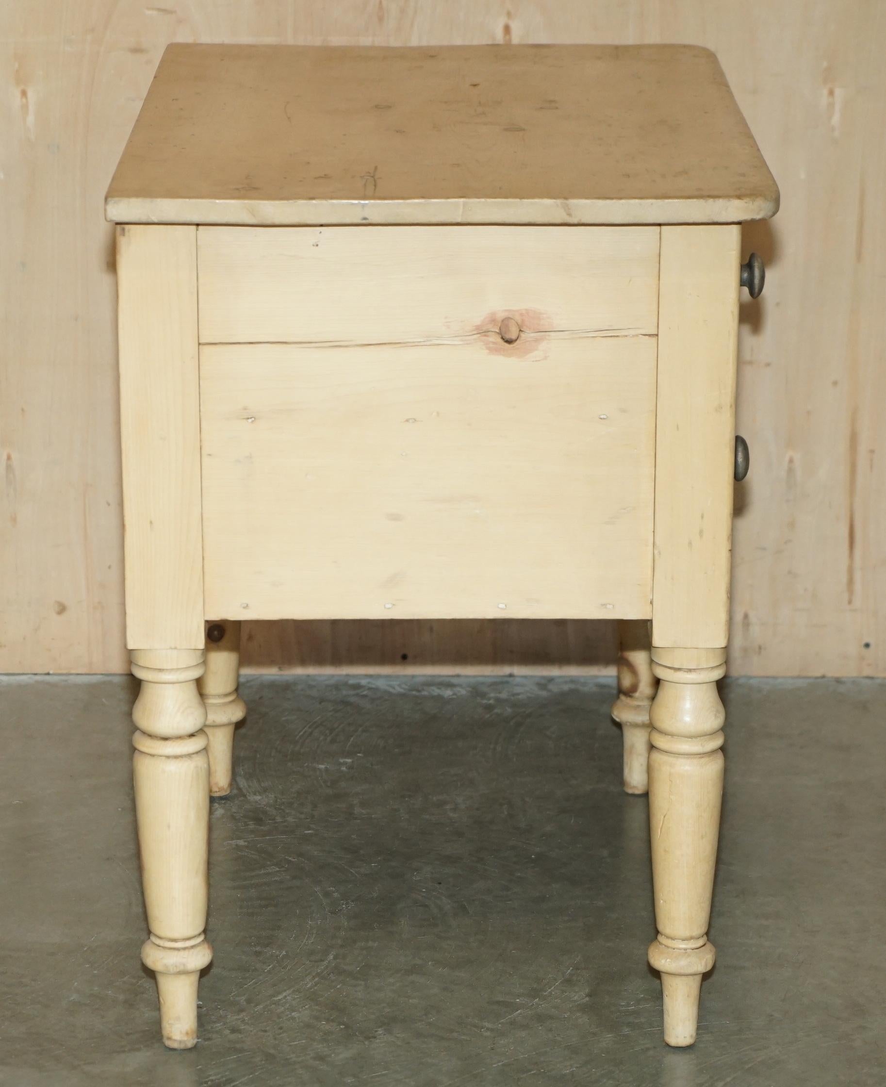 Pine SUPER RARE ANTIQUE GEORGIAN CIRCA 1800 PINE HOUSEKEEPERS DRAWERS SiDEBOARD For Sale