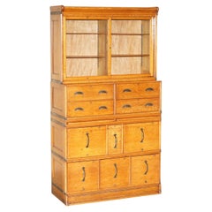 SUPER RARE LIQUIDATION ANTIQUE GLOBE WERNICKE HABERDASHERY SHOPS CABINET FiLING BOOKCASE