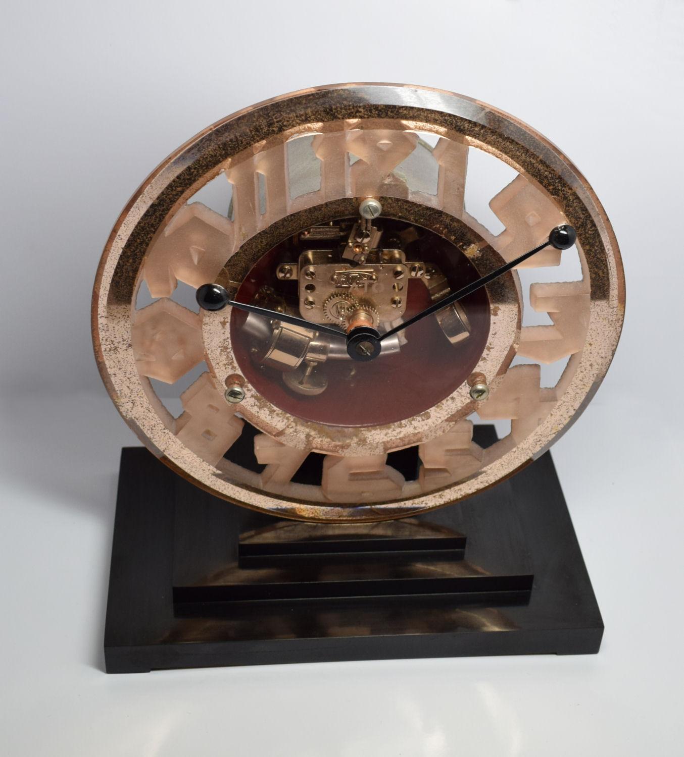 20th Century Super Rare Art Deco ATO Clock