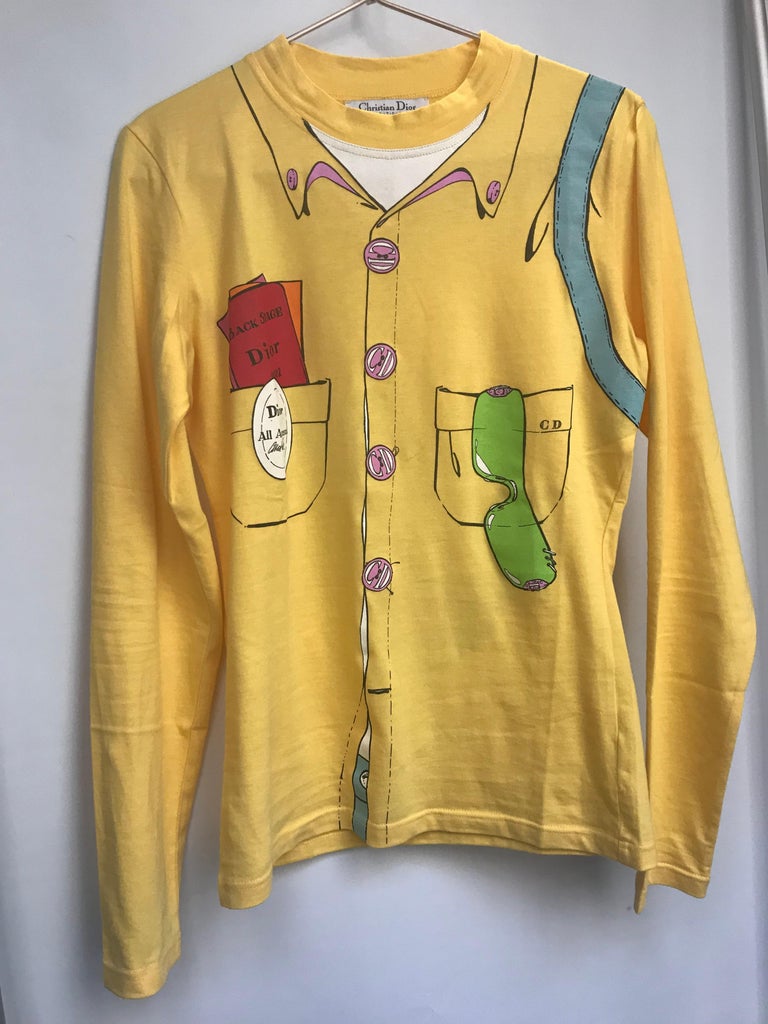 dior saddle bag print t shirt