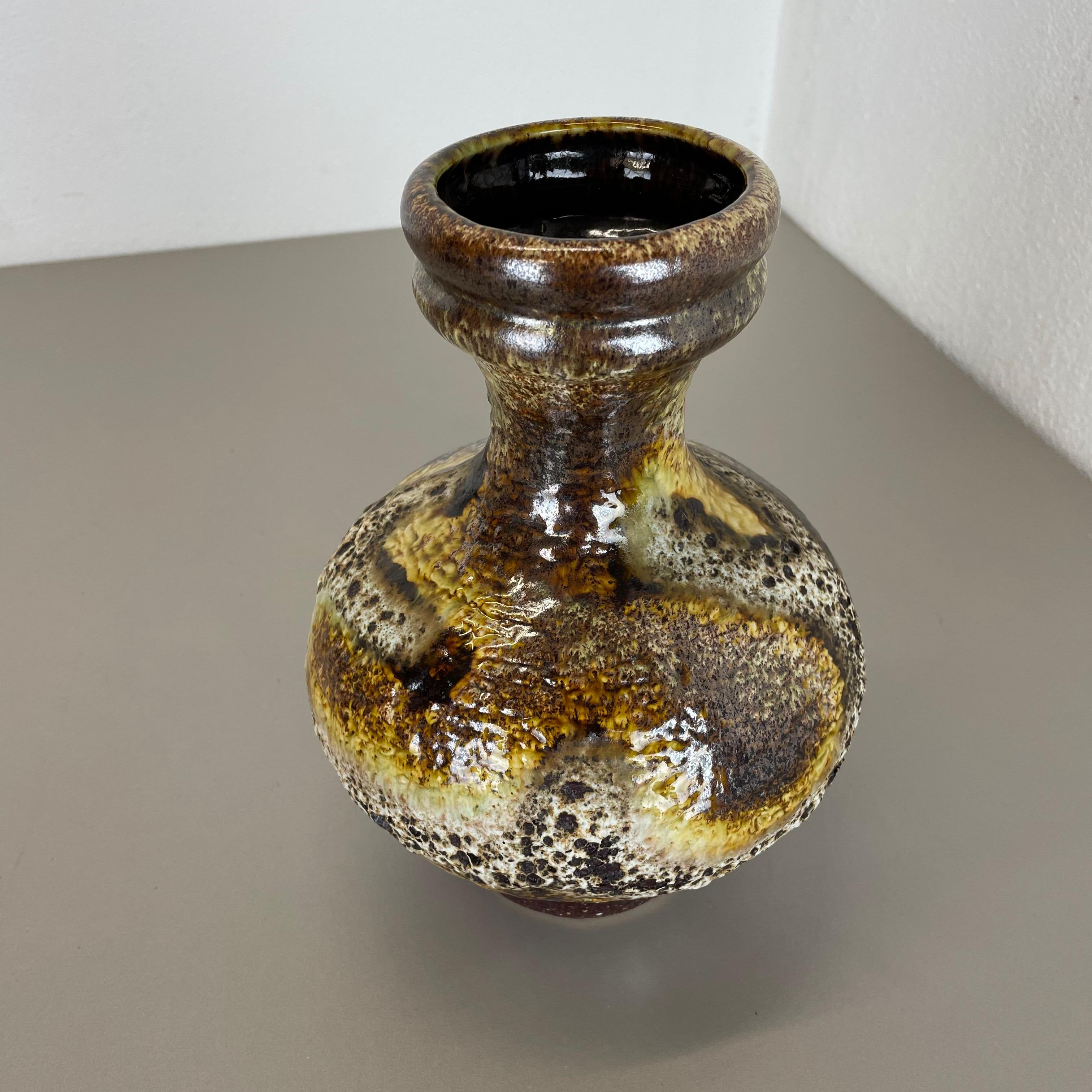 Super Rare Fat Lava Ceramic Pottery Vases by Dümler and Breiden, Germany, 1970s In Good Condition For Sale In Kirchlengern, DE