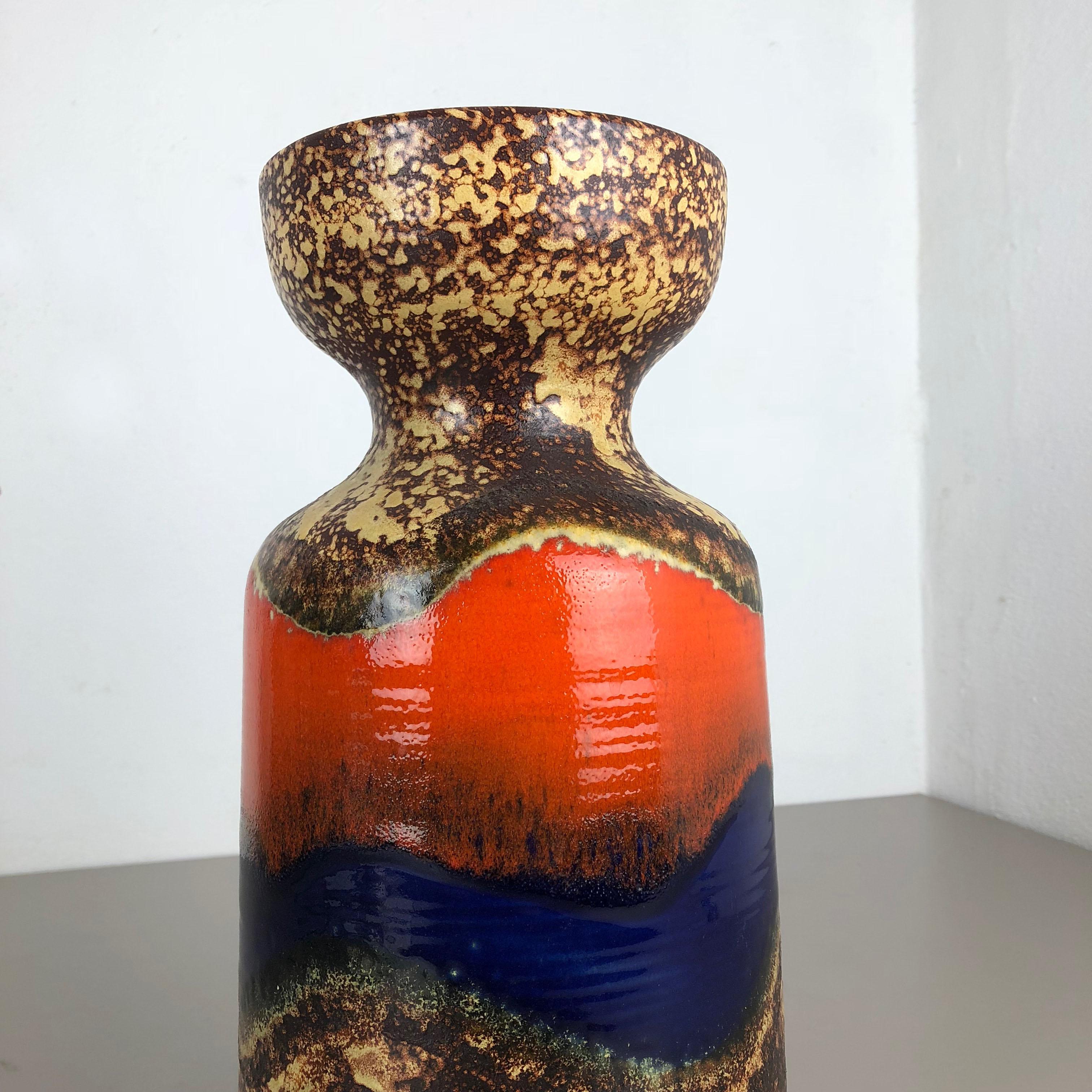 Super Rare Fat Lava Ceramic Pottery Vases by Dümmler and Breiden, Germany, 1970s 5