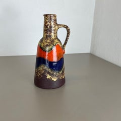 Super Rare Fat Lava Ceramic Pottery Vases by Dümmler and Breiden, Germany, 1970s
