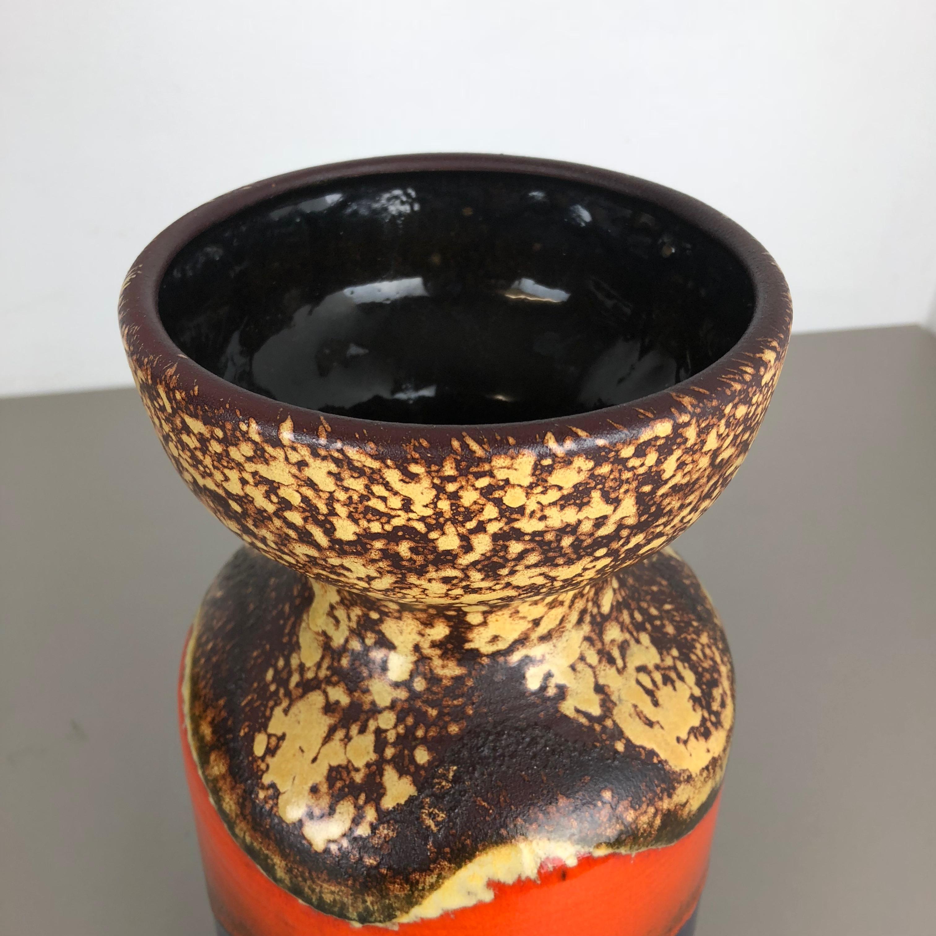 Super Rare Fat Lava Ceramic Pottery Vases by Dümmler and Breiden, Germany, 1970s 1