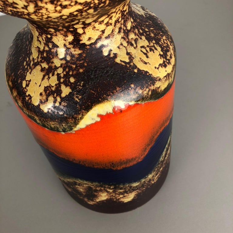 Super Rare Fat Lava Ceramic Pottery Vases by Dümmler and Breiden, Germany, 1970s For Sale 2