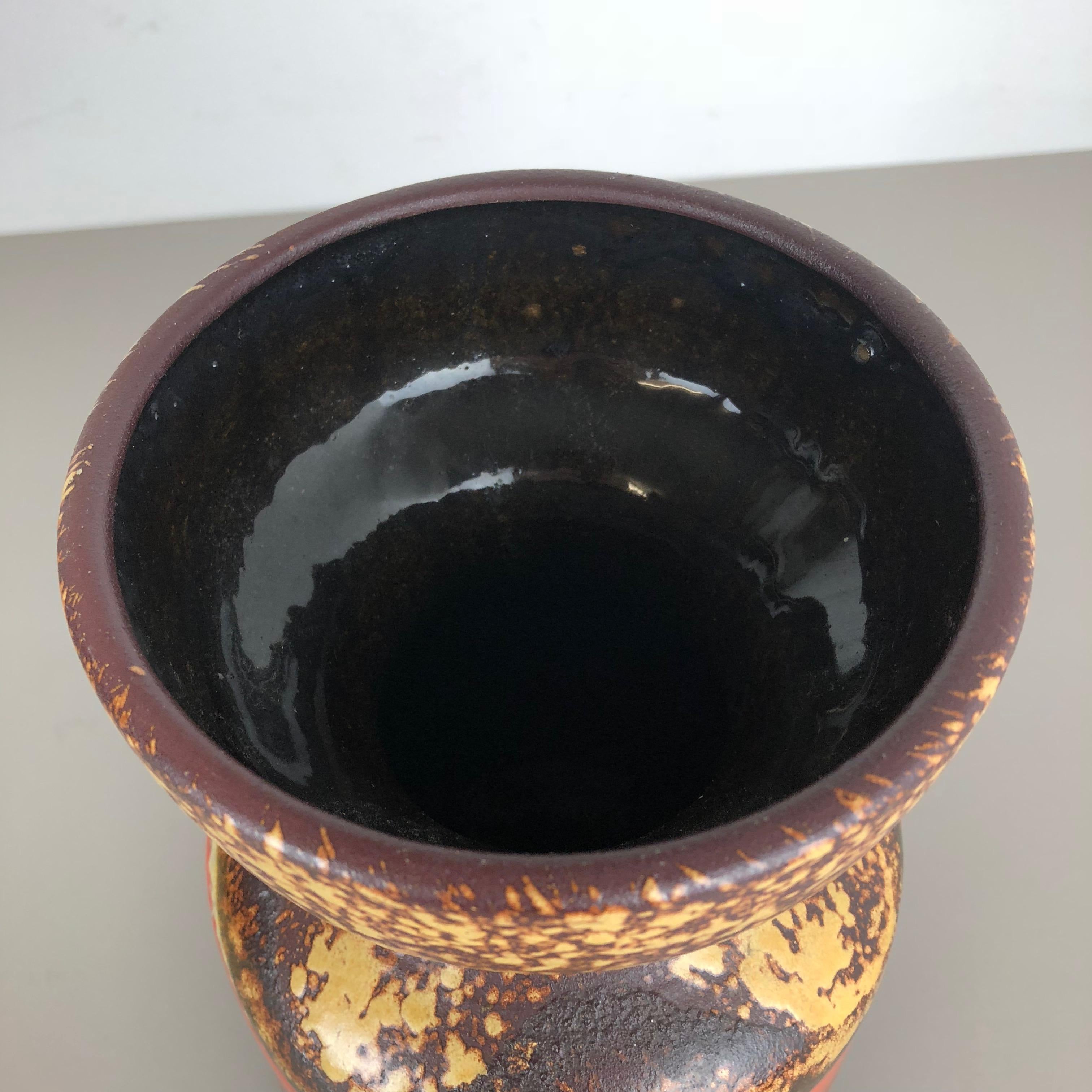 Super Rare Fat Lava Ceramic Pottery Vases by Dümmler and Breiden, Germany, 1970s 3