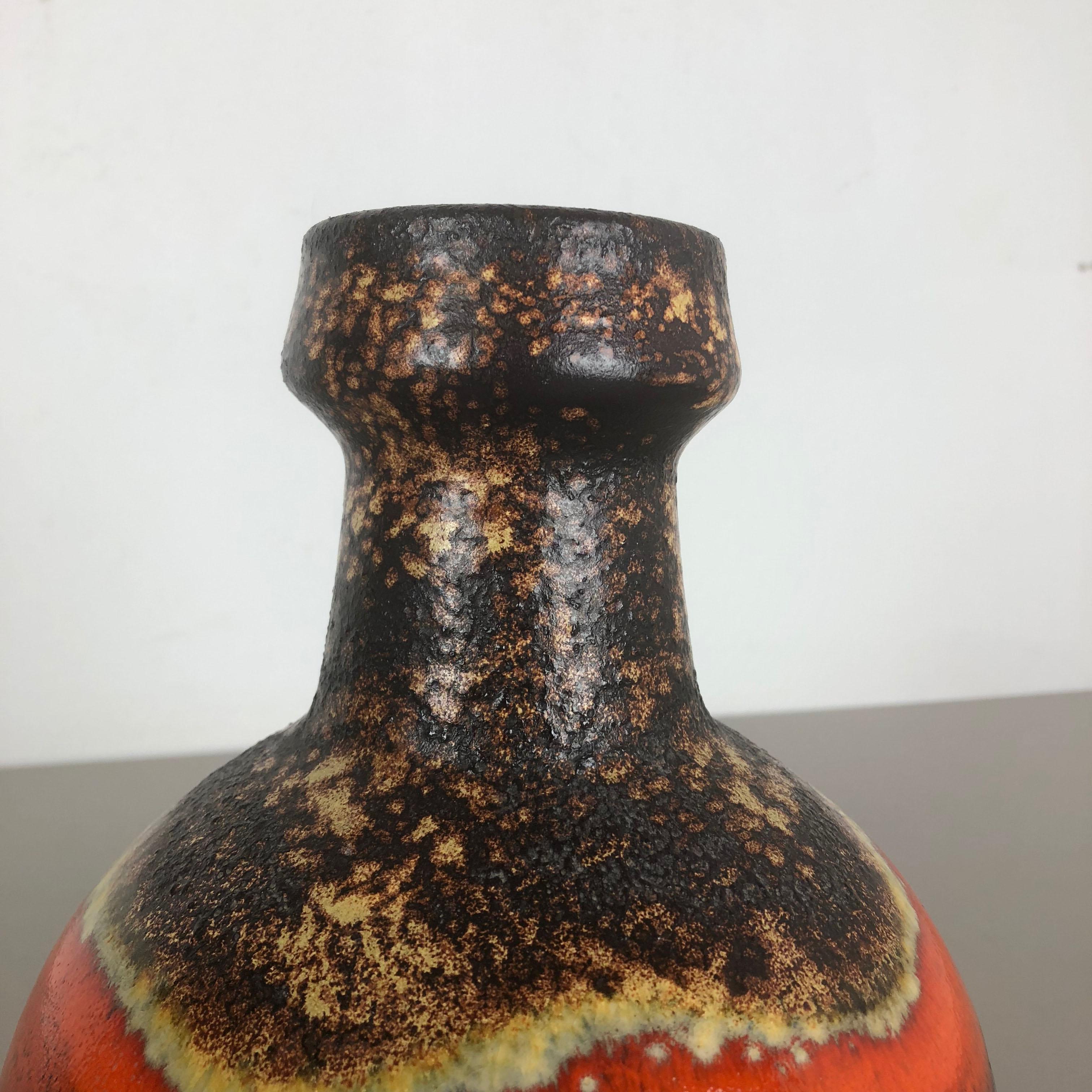 Super Rare Fat Lava Ceramic Pottery Vases by Dümmler and Breiden, Germany, 1970s 2