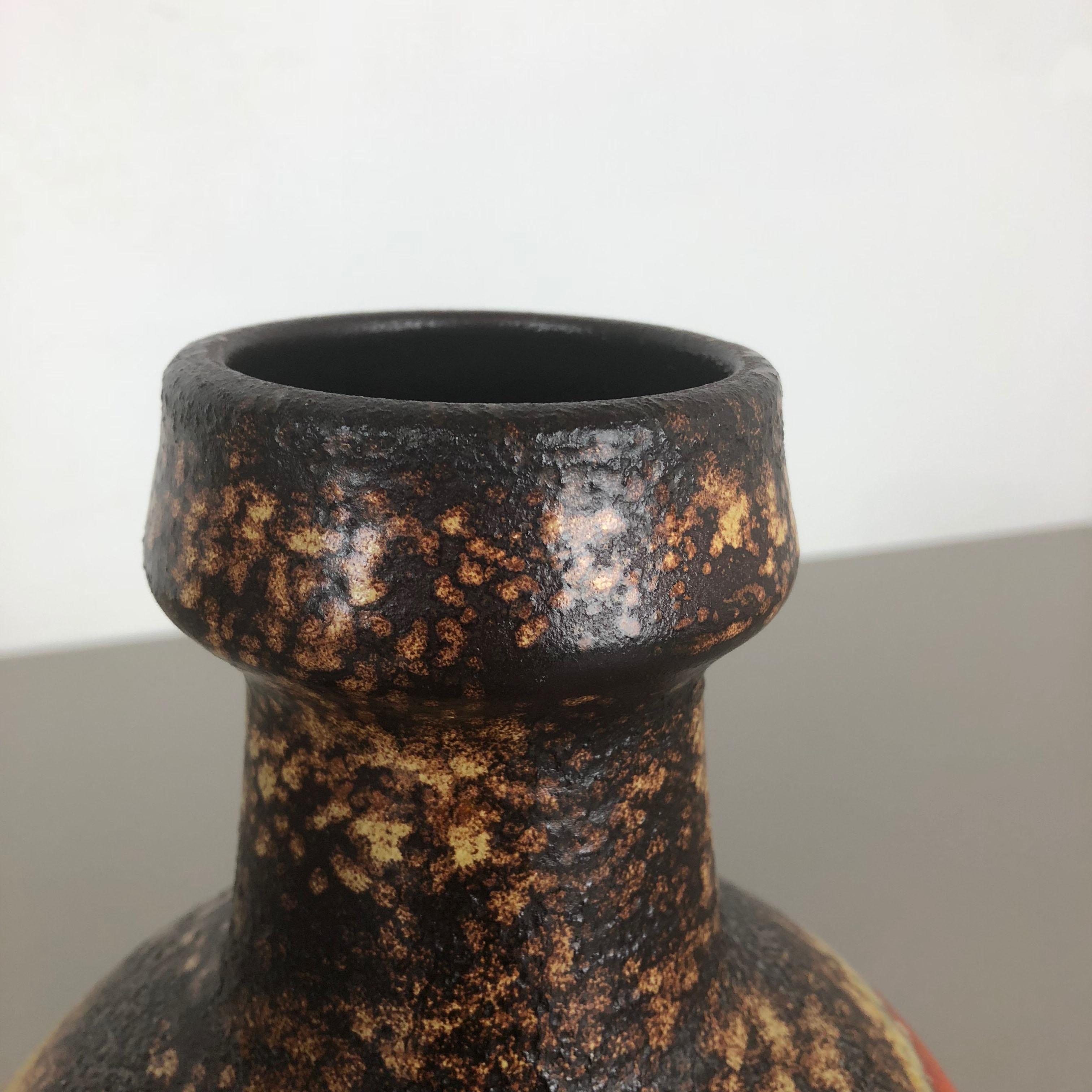 Super Rare Fat Lava Ceramic Pottery Vases by Dümmler and Breiden, Germany, 1970s 3