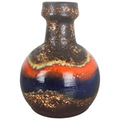 Super Rare Fat Lava Ceramic Pottery Vases by Dümmler and Breiden, Germany, 1970s