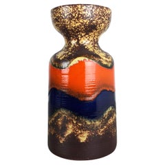 Super Rare Fat Lava Ceramic Pottery Vases by Dümmler and Breiden, Germany, 1970s