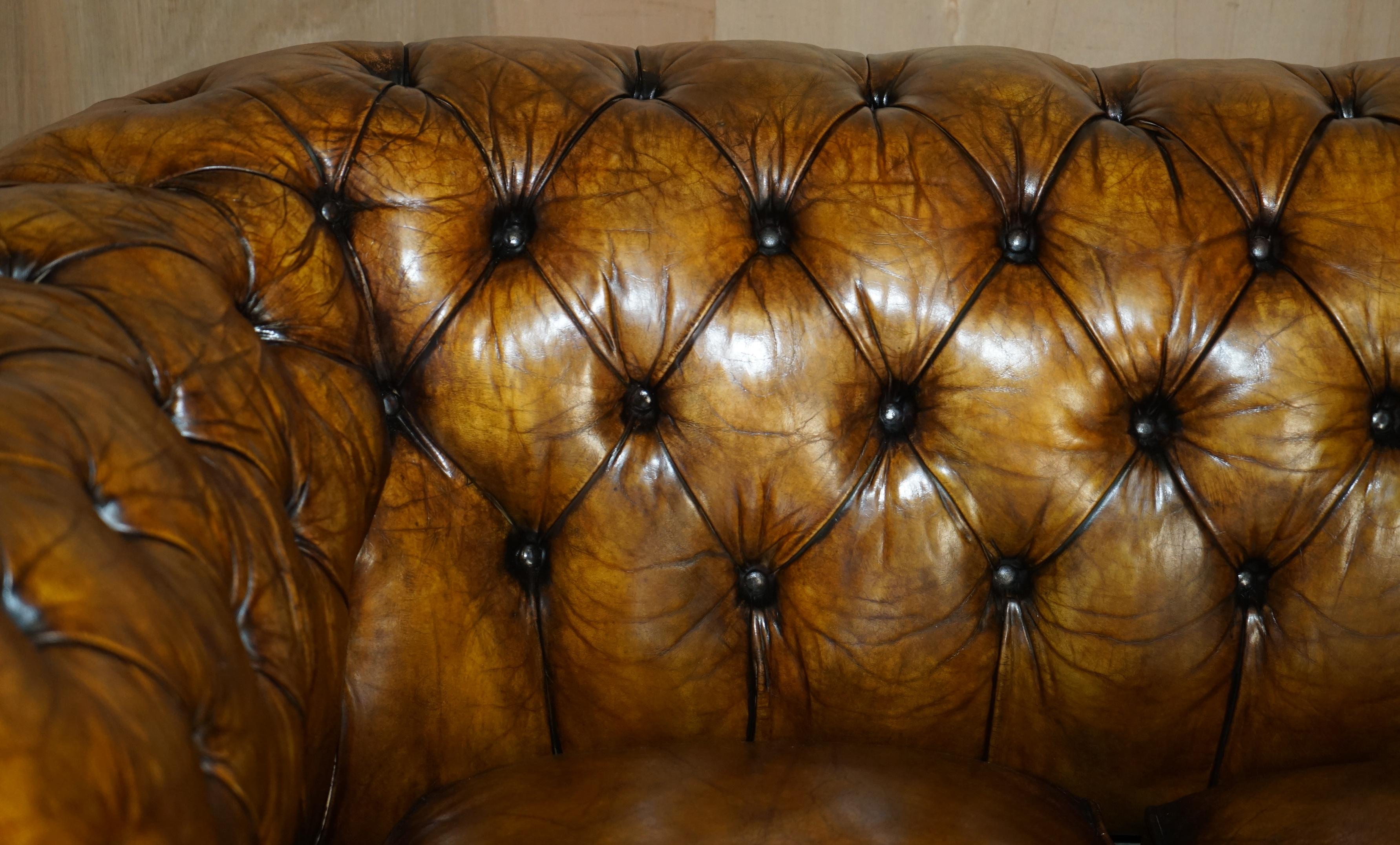 brown chesterfield sofa bed