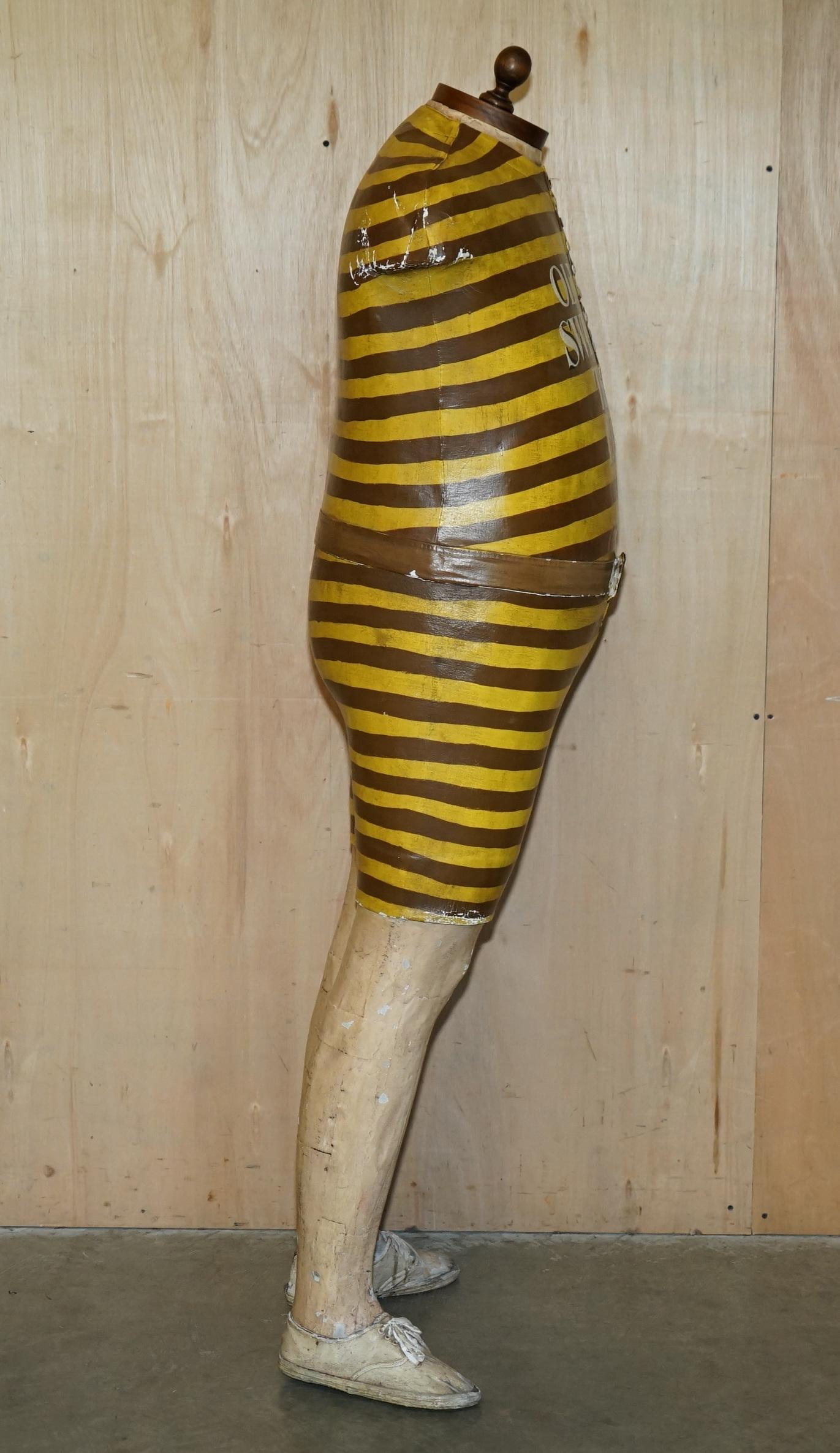 SUPER RARE HiGHLY COLLECTABLE 1924 PARIS OLYMPICS SWIMMING ADVERTISING MANNEQUIN 7