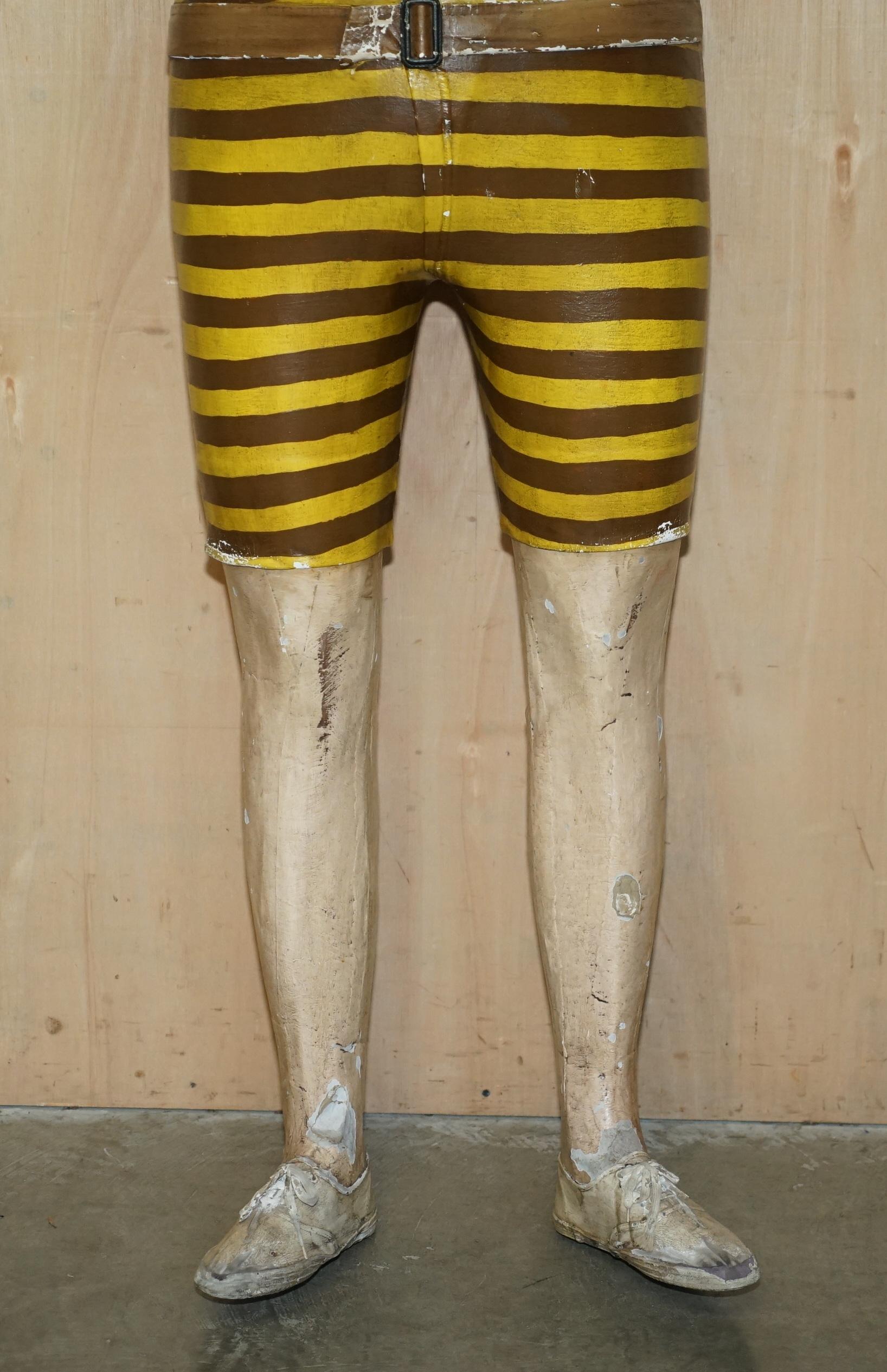 SUPER RARE HiGHLY COLLECTABLE 1924 PARIS OLYMPICS SWIMMING ADVERTISING MANNEQUIN 1