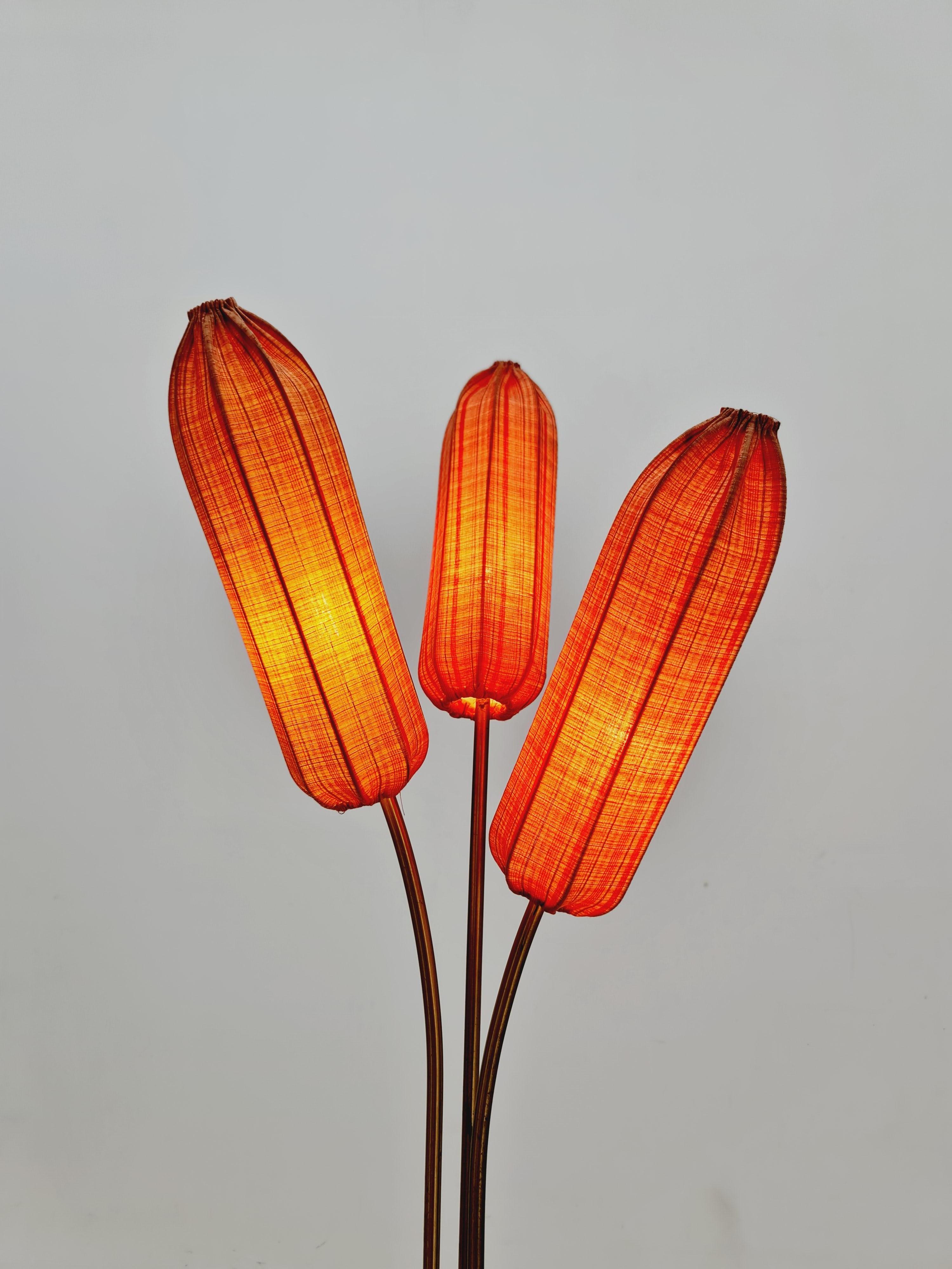 Super rare Mid Century Modern Swedish floor lamp by Sonja katzin for Asea, 1950s For Sale 4