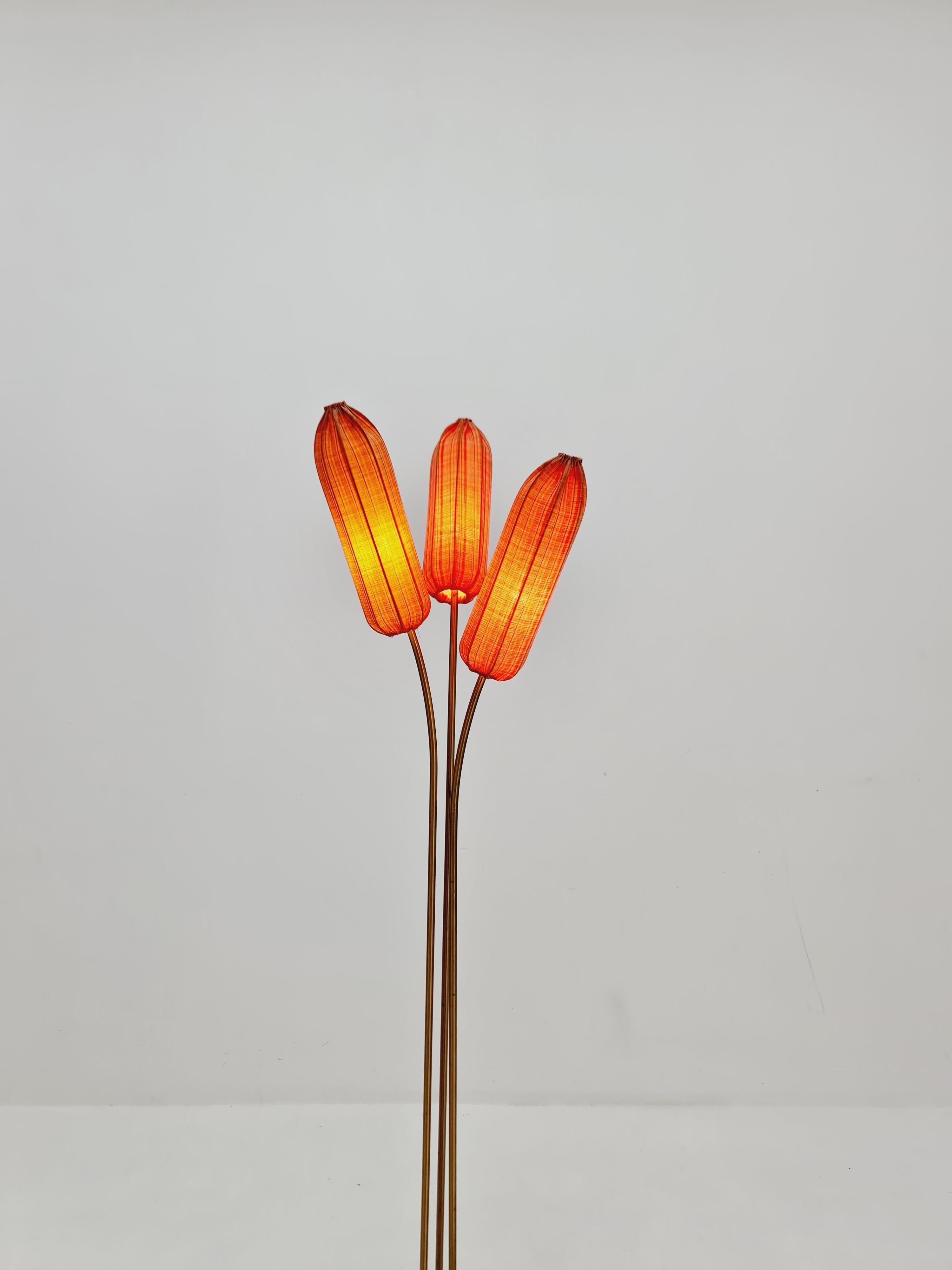 Super rare Mid Century Modern Swedish floor lamp by Sonja katzin for Asea, 1950s For Sale 5