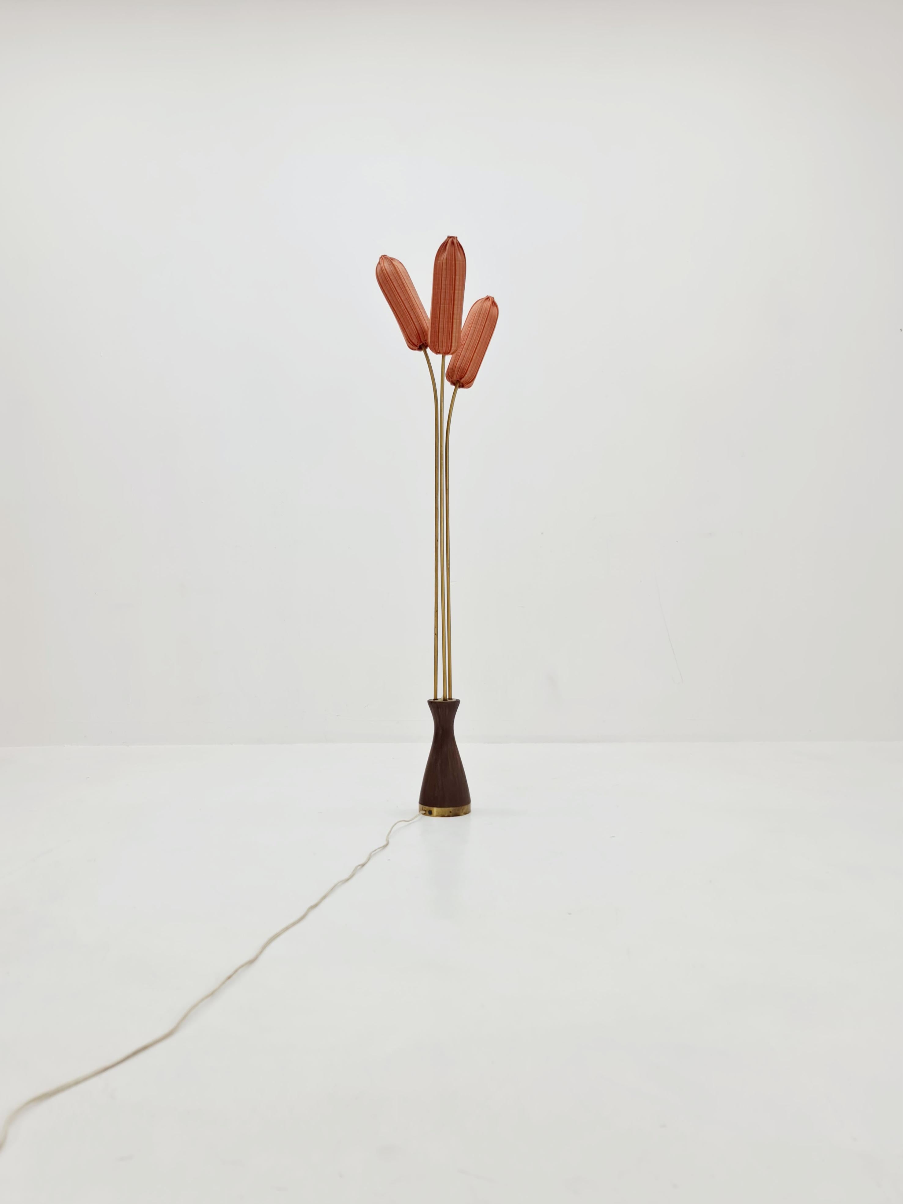 Mid-Century Modern Super rare Mid Century Modern Swedish floor lamp by Sonja katzin for Asea, 1950s For Sale