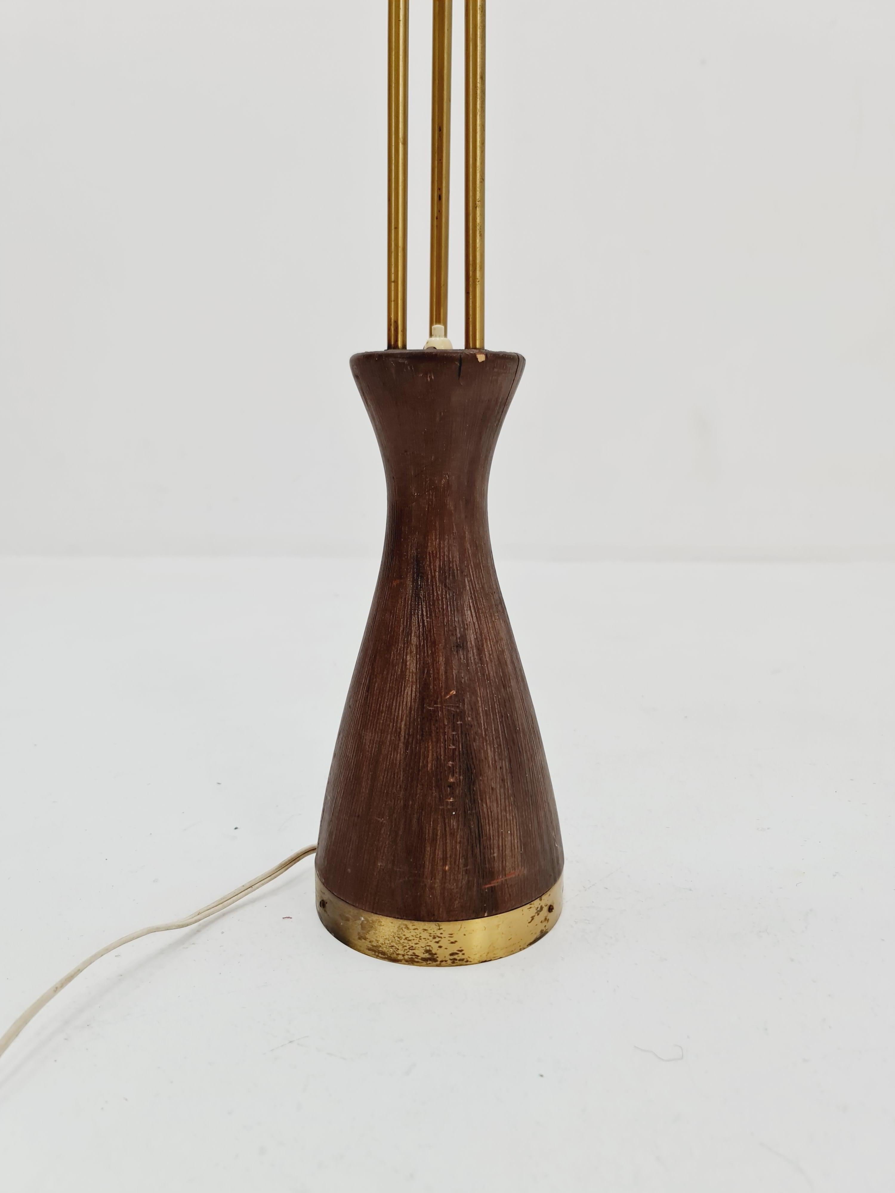 Super rare Mid Century Modern Swedish floor lamp by Sonja katzin for Asea, 1950s For Sale 3