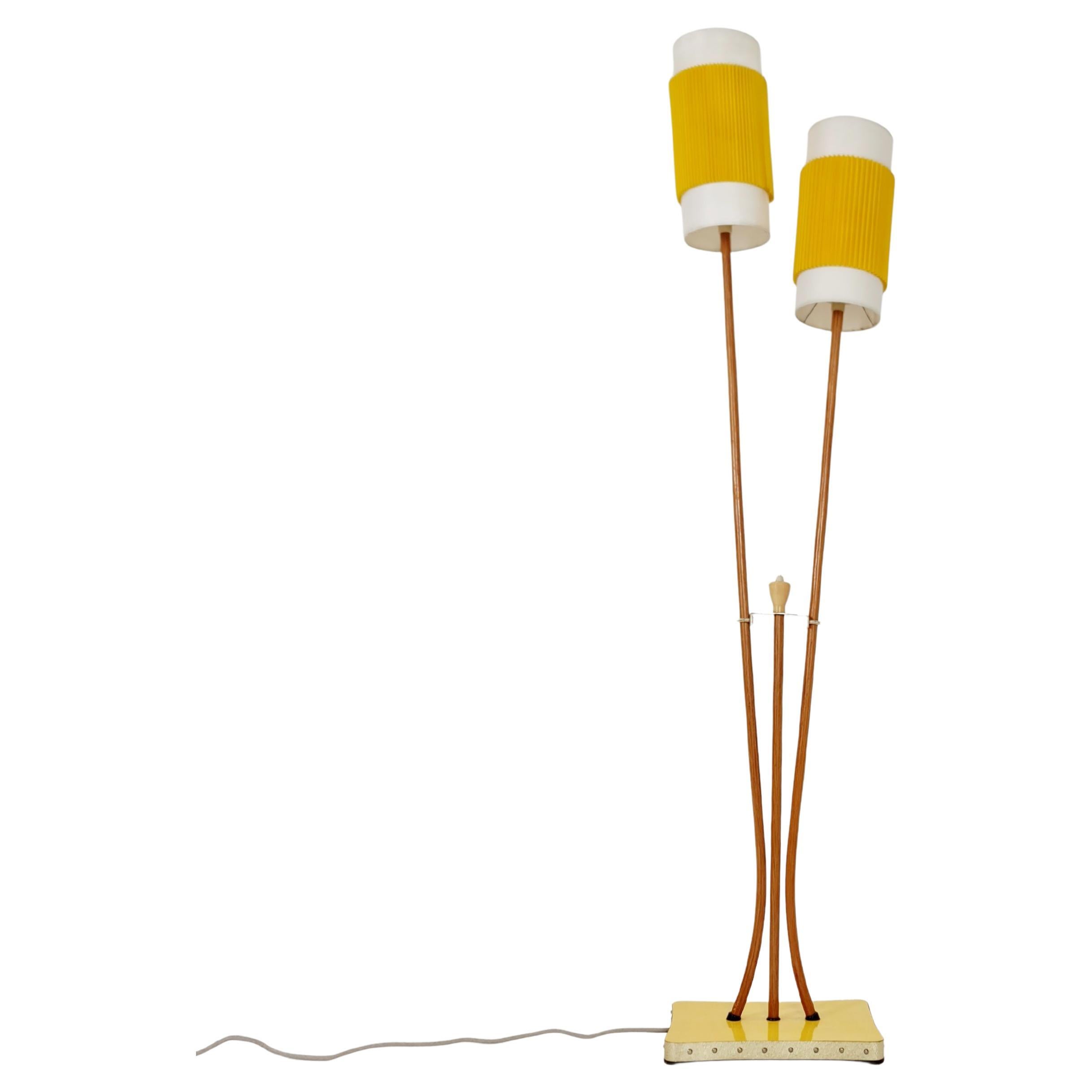 Super Rare Midcentury Stehlampe Deutsche DDR , 1960er Jahre