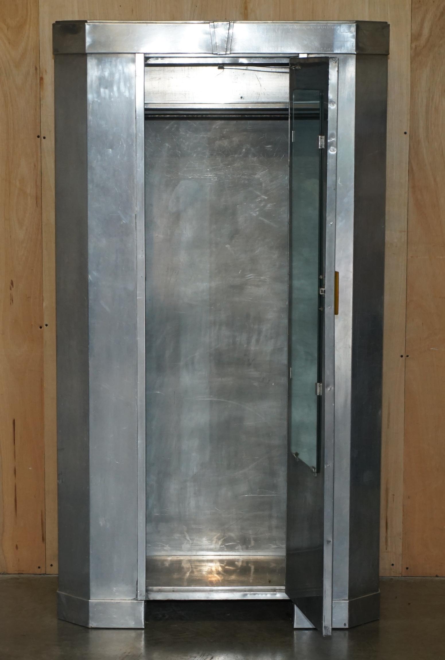 SUPER RARE ORIGINAL CIRCA 1920's MANHATTAN NEW YORK ART DECO METAL WARDROBE 4