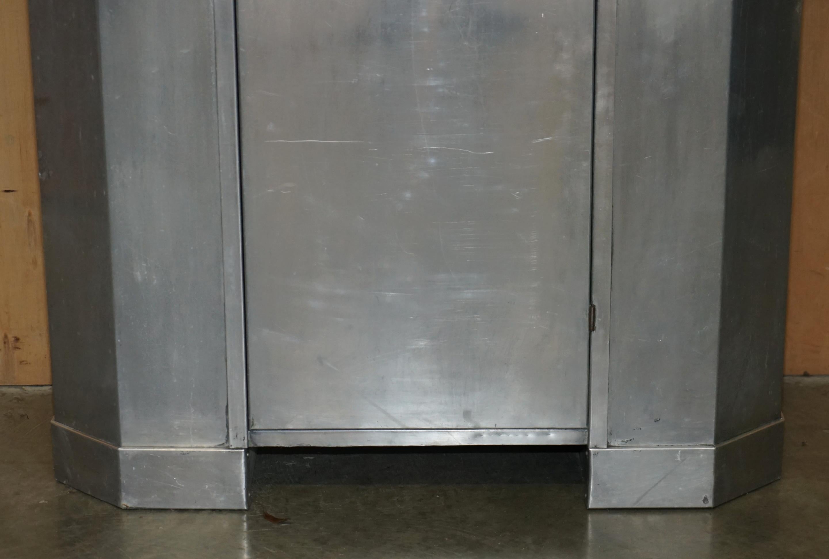 Early 20th Century SUPER RARE ORIGINAL CIRCA 1920's MANHATTAN NEW YORK ART DECO METAL WARDROBE