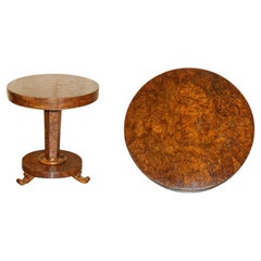 SUPER RARE ORIGINAL ViCTORIAN POLLARD OAK SIDE END LAMP WINE TABLE PATINA!!!!!!!