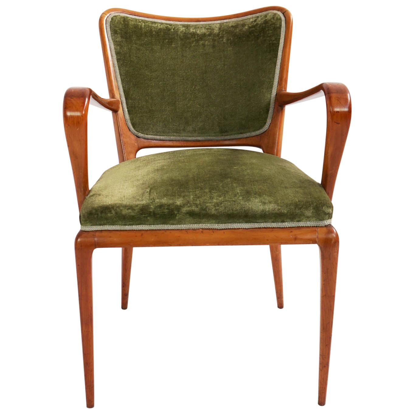 Super Rare Osvaldo Borsani Chairs, 1950 Atelier Borsani Varedo