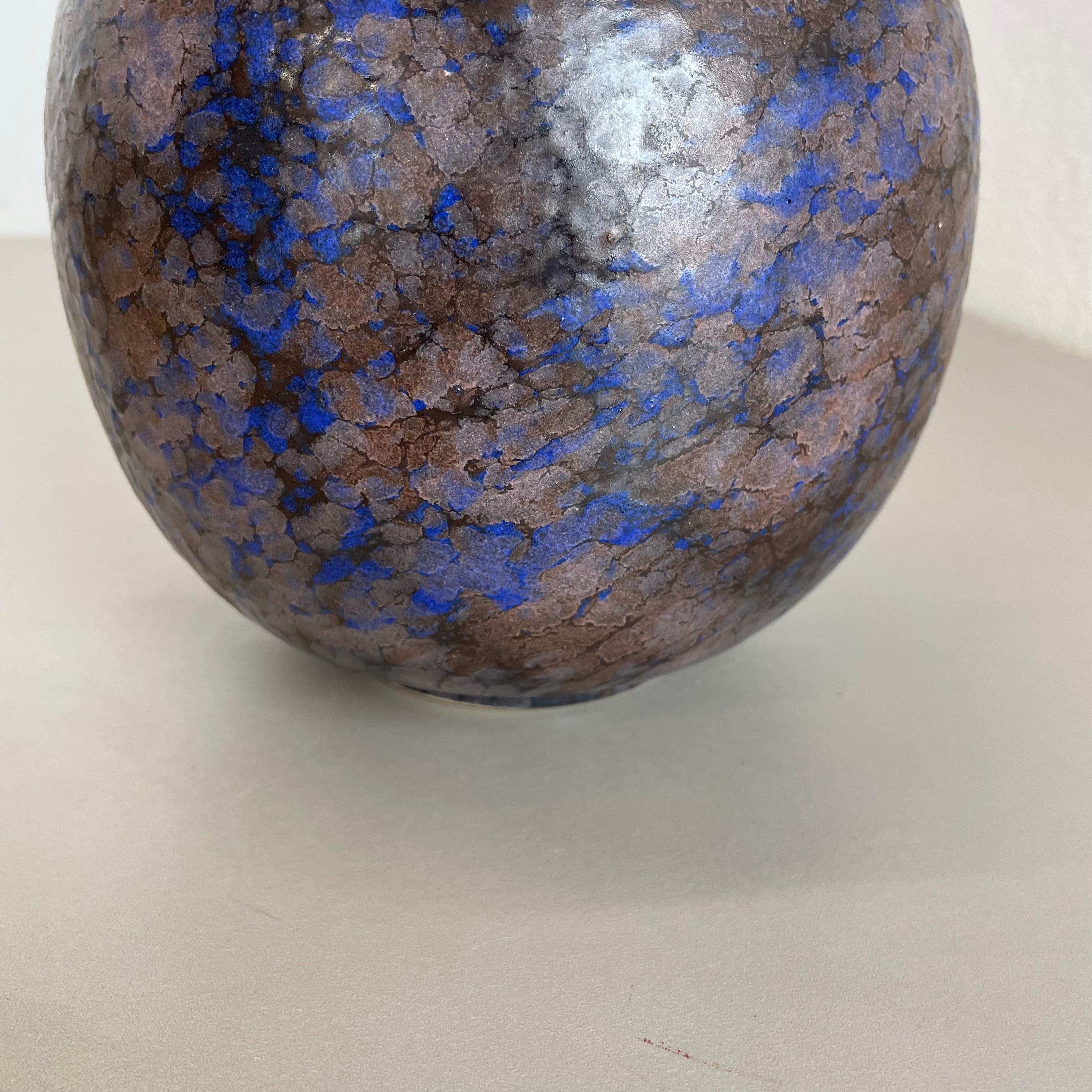 Superbe vase à boules multicolore « 802-2 » en poterie de lave grasse fabriqué par Ruscha, 1970 en vente 5