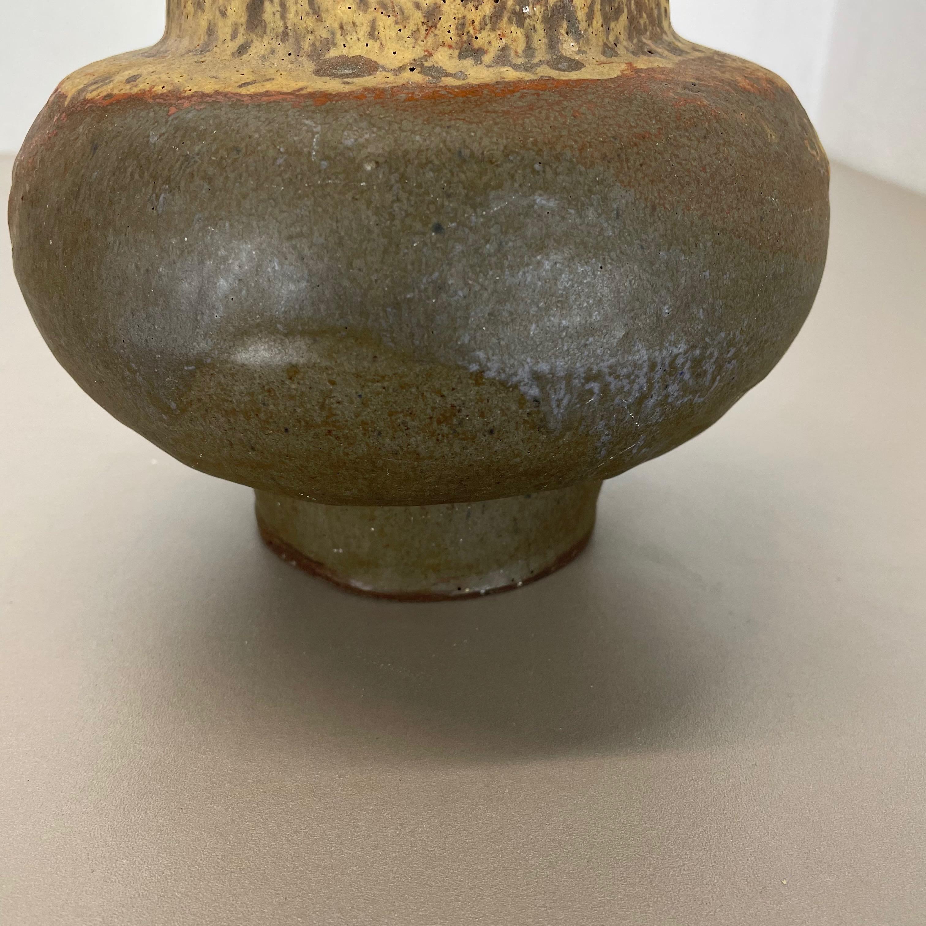 Superbe vase en poterie lave grasse multicolore « 816-1 » fabriqué par Ruscha, 1970 en vente 7