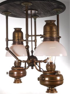 Super Rare Sherburne Pullman Train Car Chandelier