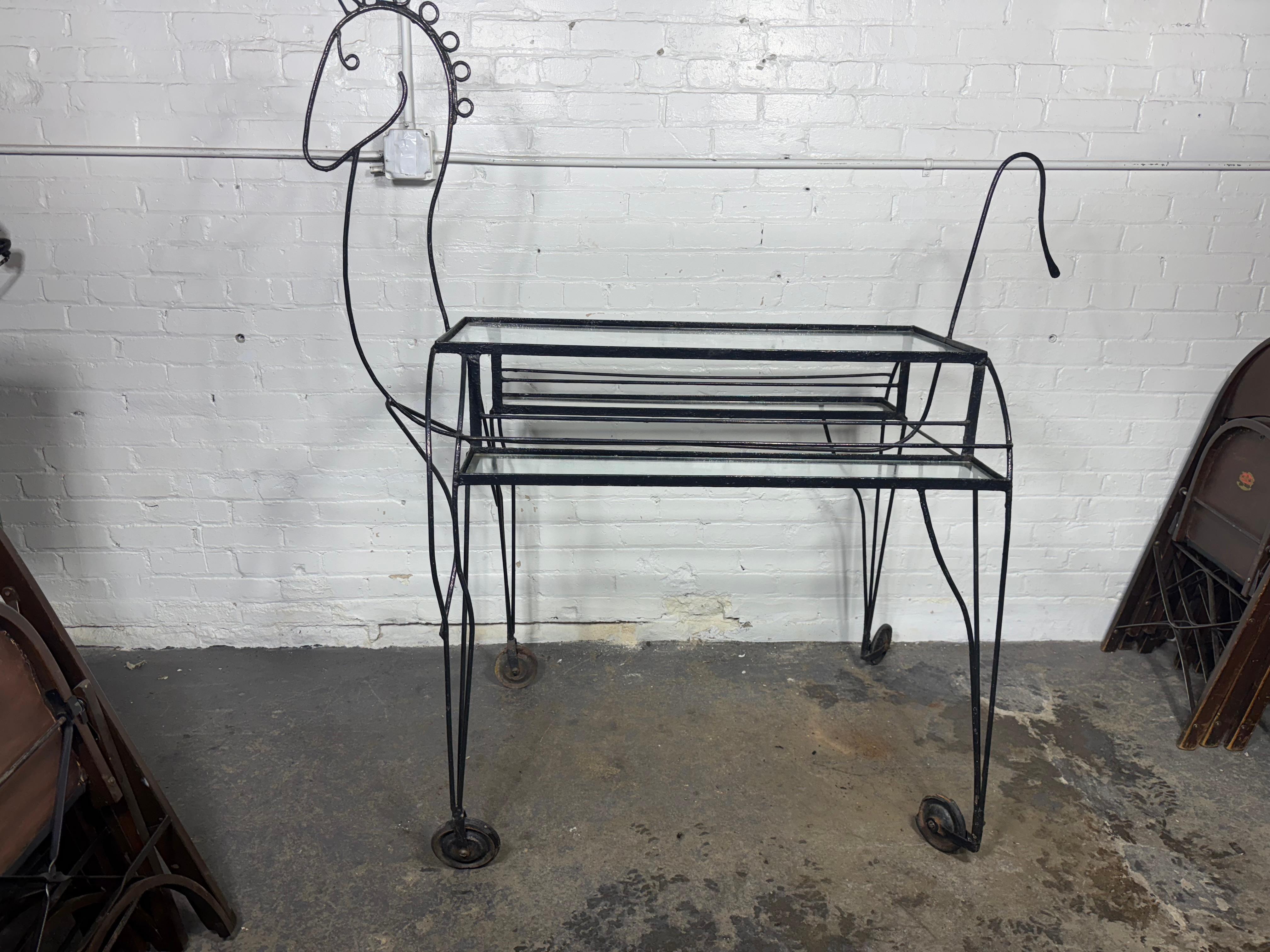 Super rare, vitrine de magasin, BAR / TEA CART 