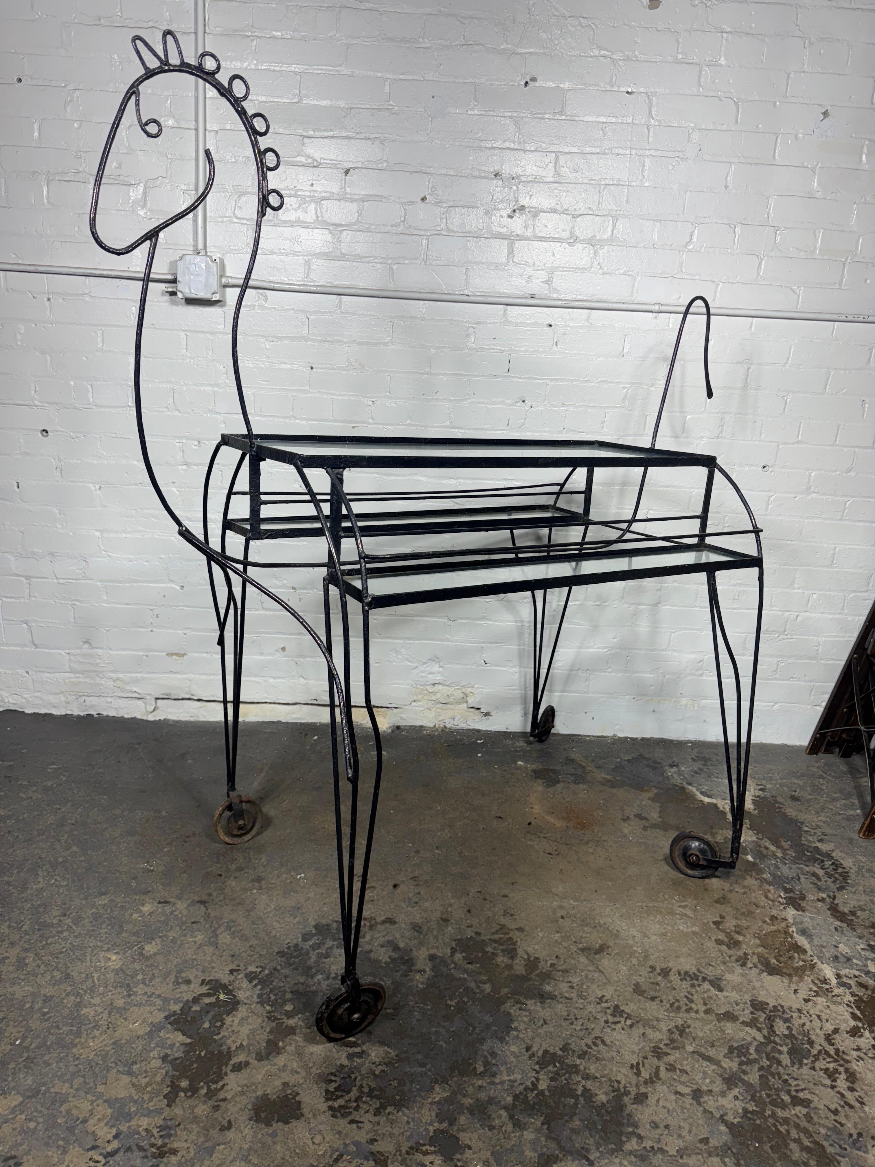 Super rare, vitrine de magasin, BAR / TEA CART 