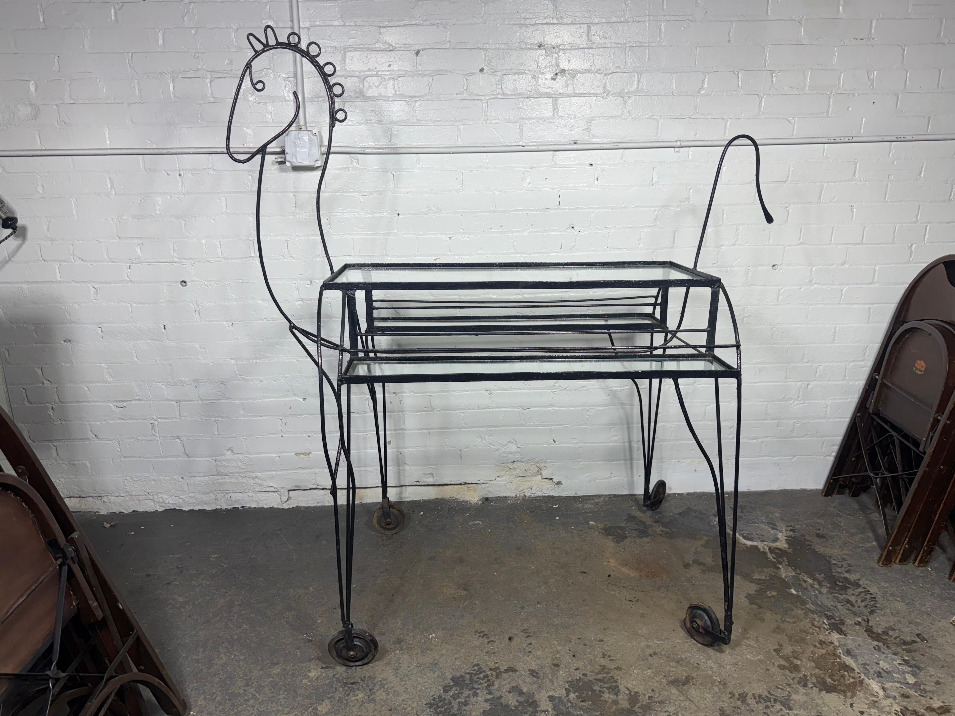 Super rare, vitrine de magasin, BAR / TEA CART 