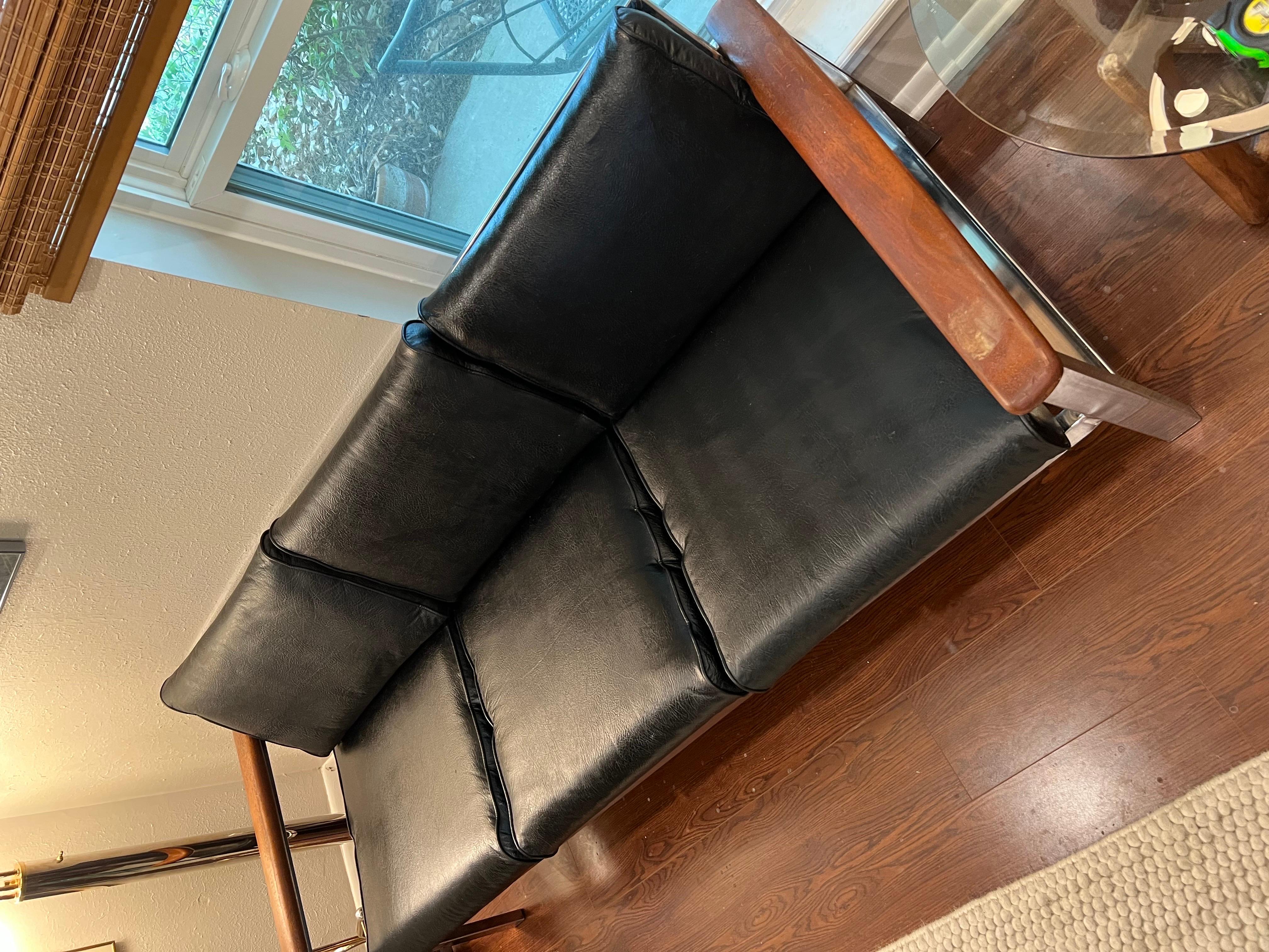 Faux Leather Super Rare Vintage Sofa by Samsonite Made in the 1970s
