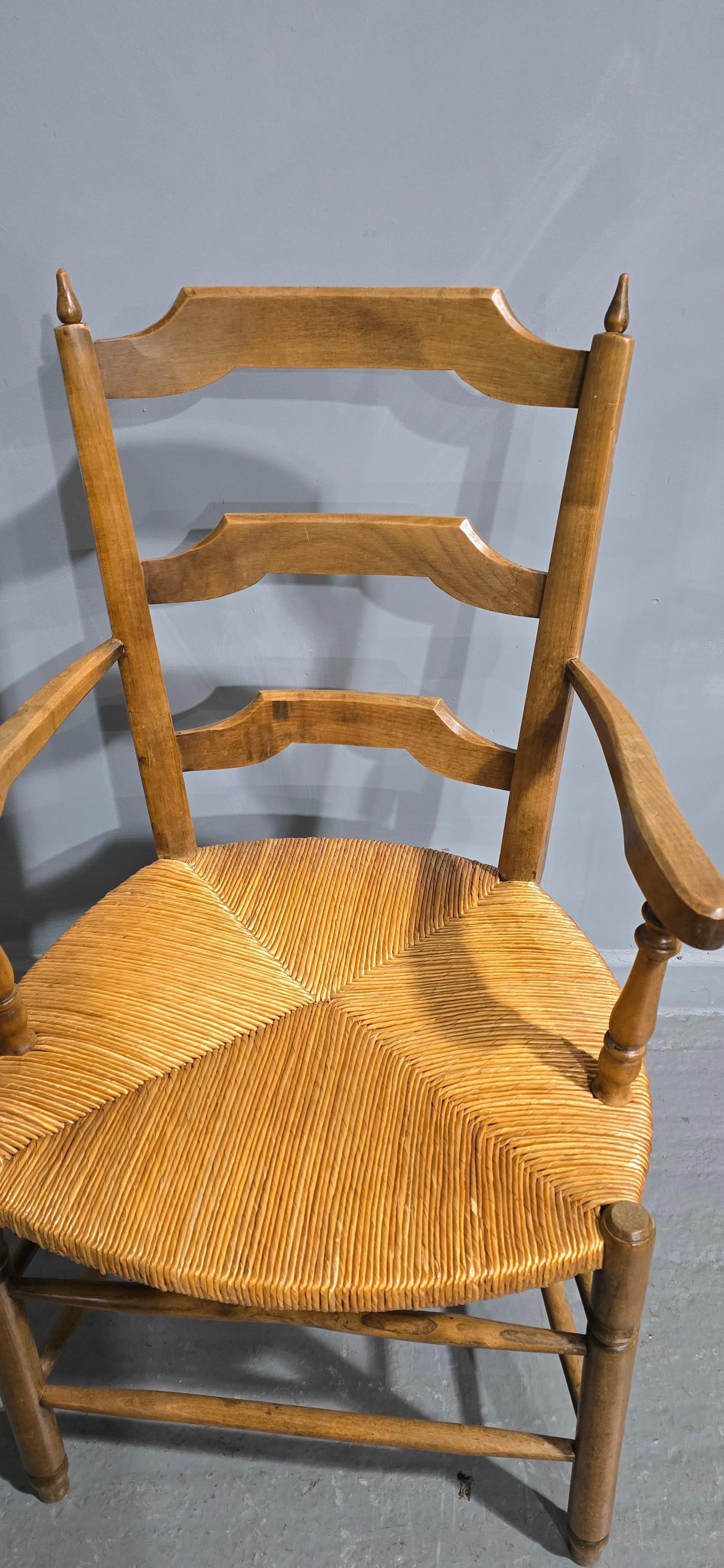 Super Set Eight French Dining Chairs en venta 2