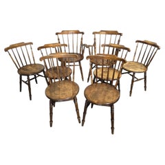 Super Set Eight Kitchen Farmhouse Chairs