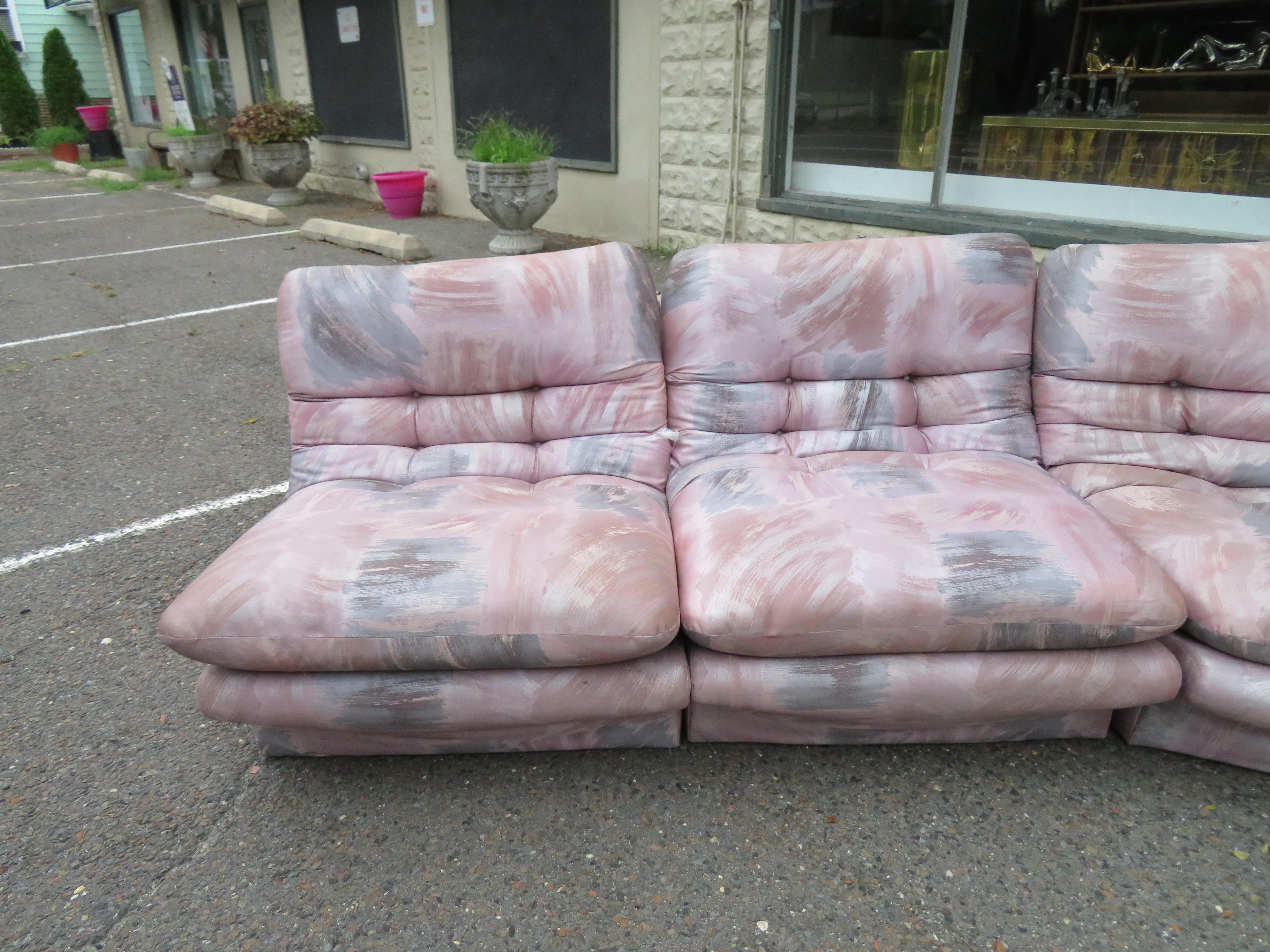 Super Divano Sezionale a Sette Pezzi Mid-Century Modern in vendita 1
