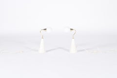 Super Sleek & Stylish Pair Of Vintage Italian Table lamps *FREE DELIVERY