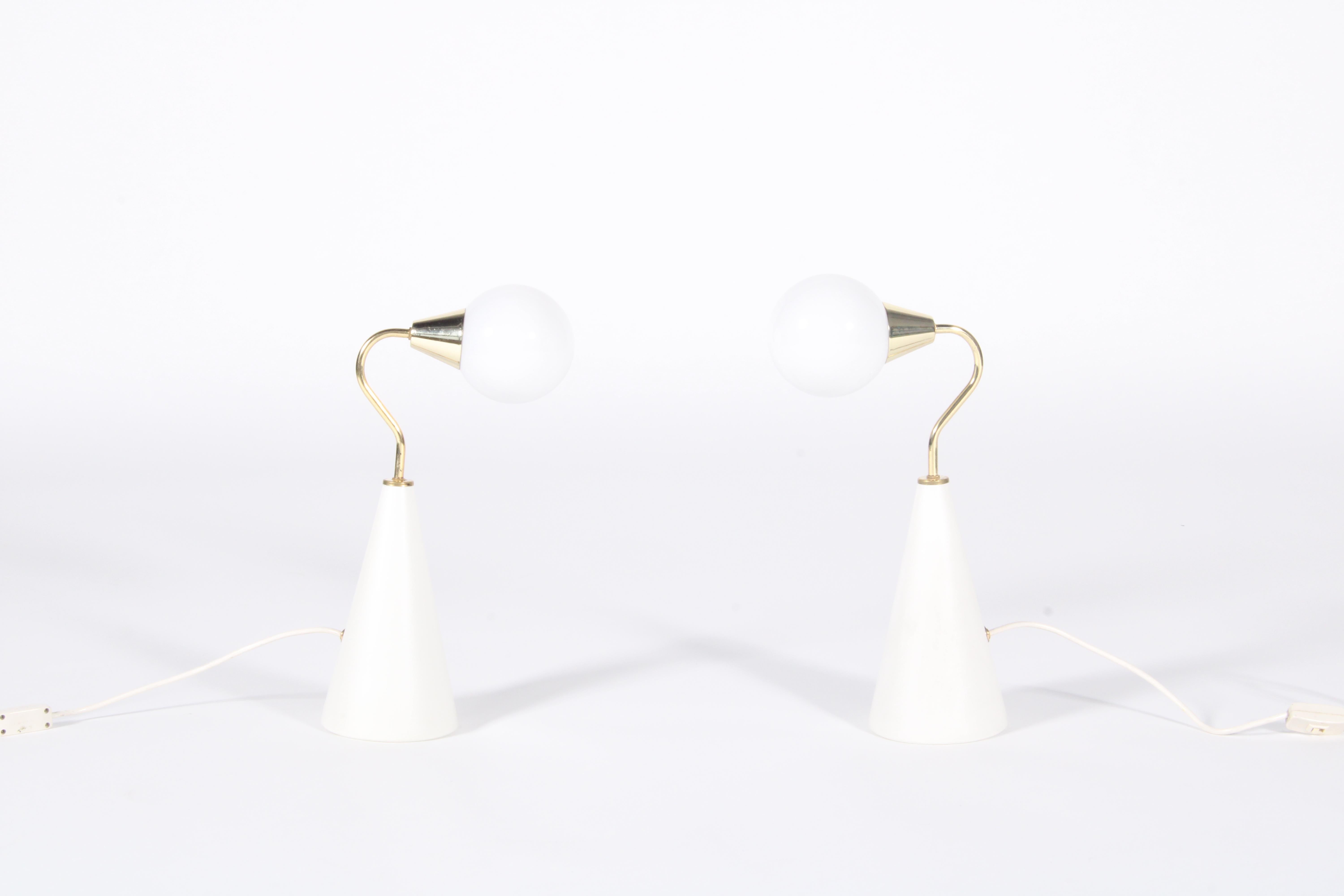 Par de lámparas de sobremesa Vintage Italian Lamp *ENTREGA GRATUITA Moderno en venta