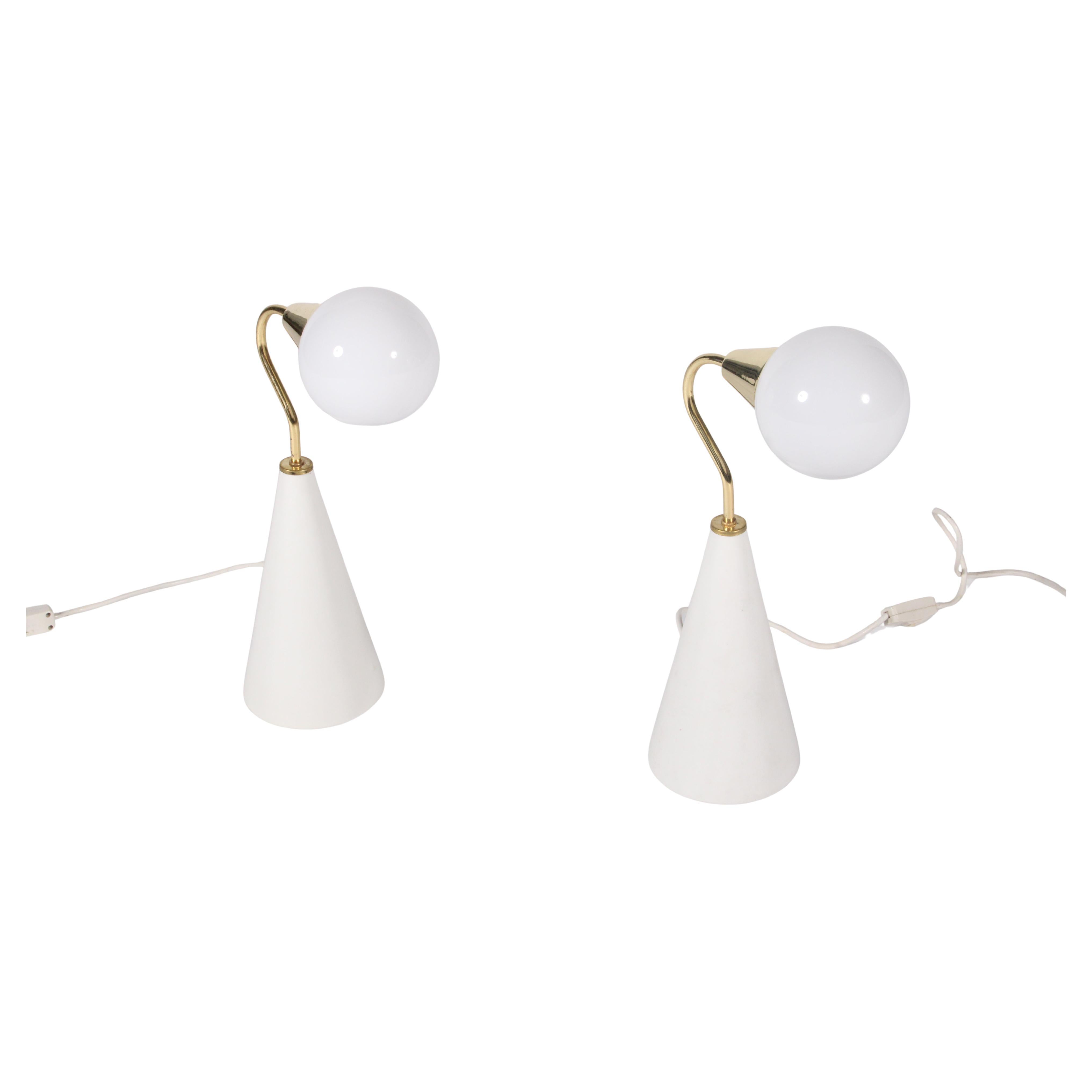 Hervorragendes, elegantes und stilvolles Paar italienischer Vintage-Tischlampen *FREE DELIVERY-Tischlampen