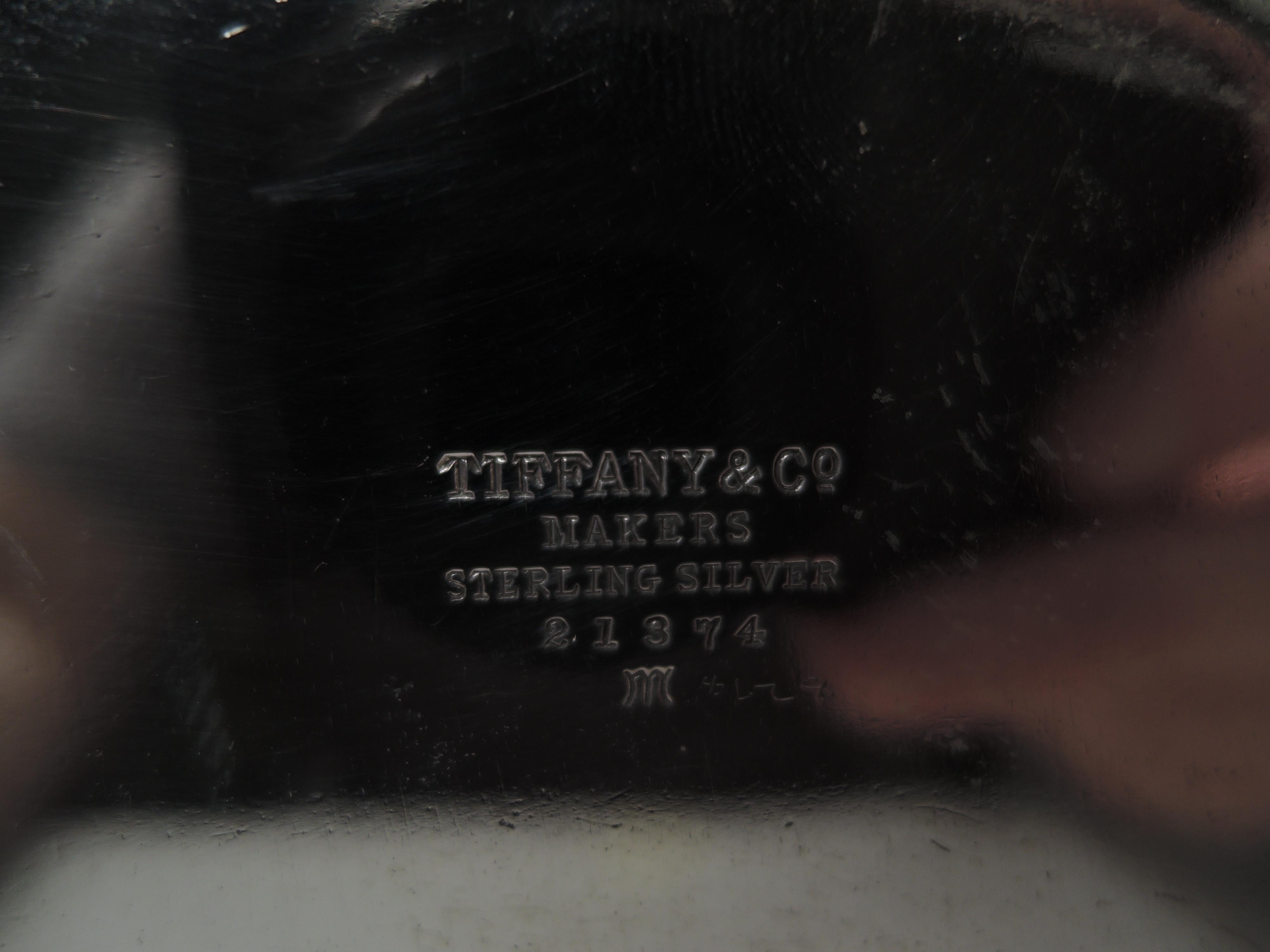 Super Snazzy Tiffany, amerikanischer Art-Déco-Cocktailshaker aus Sterlingsilber im Angebot 3