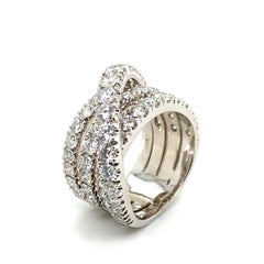 Anello con diamante super scintillante di Crivelli in oro bianco 18 carati