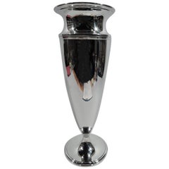 Super Stylish Art Deco Sterling Silver Vase by Tiffany